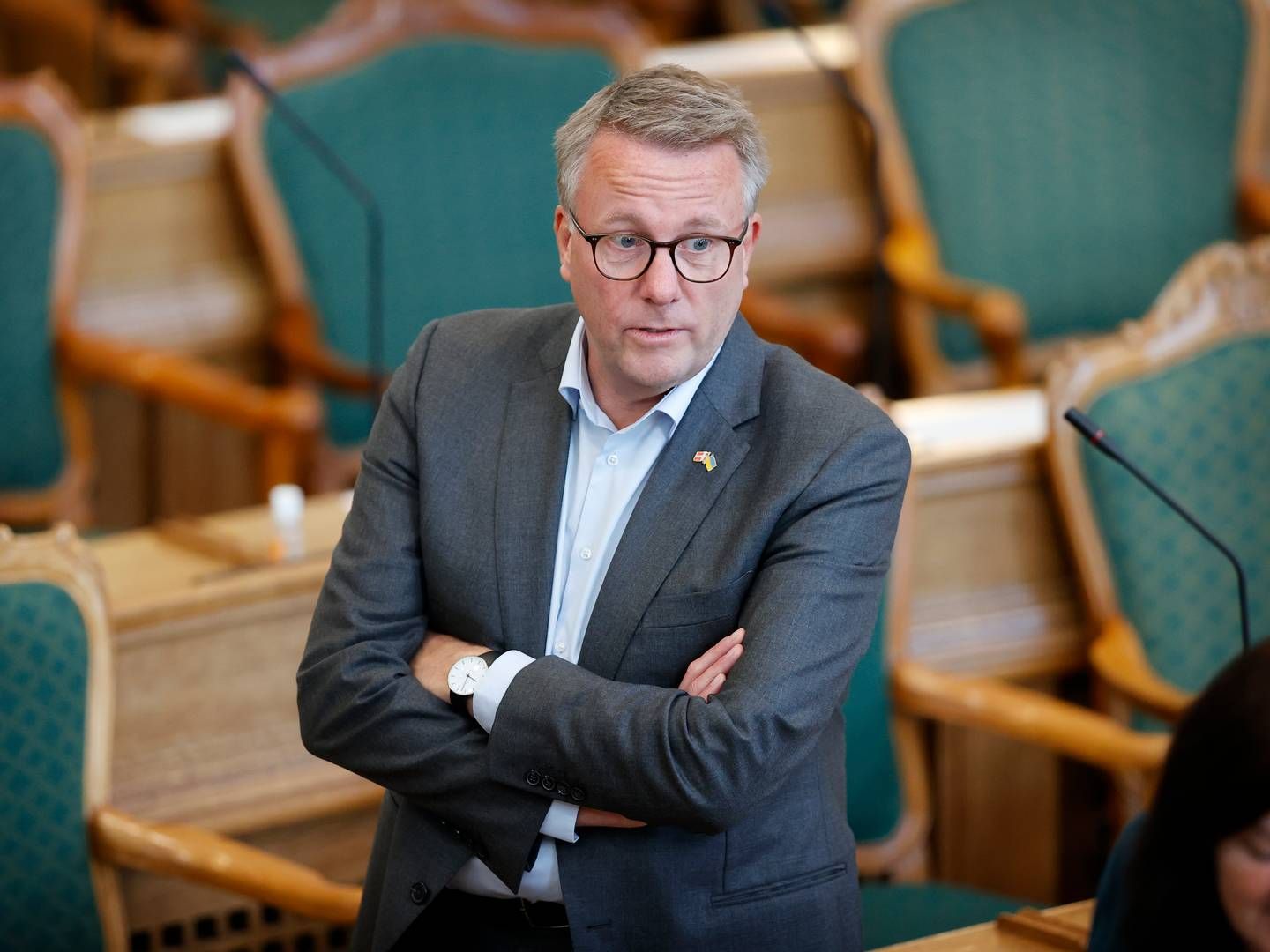 Erhvervsminister Morten Bødskov (S) opfordrer banker til at sænke gebyrer og hæve indlånrente. | Foto: Jens Dresling