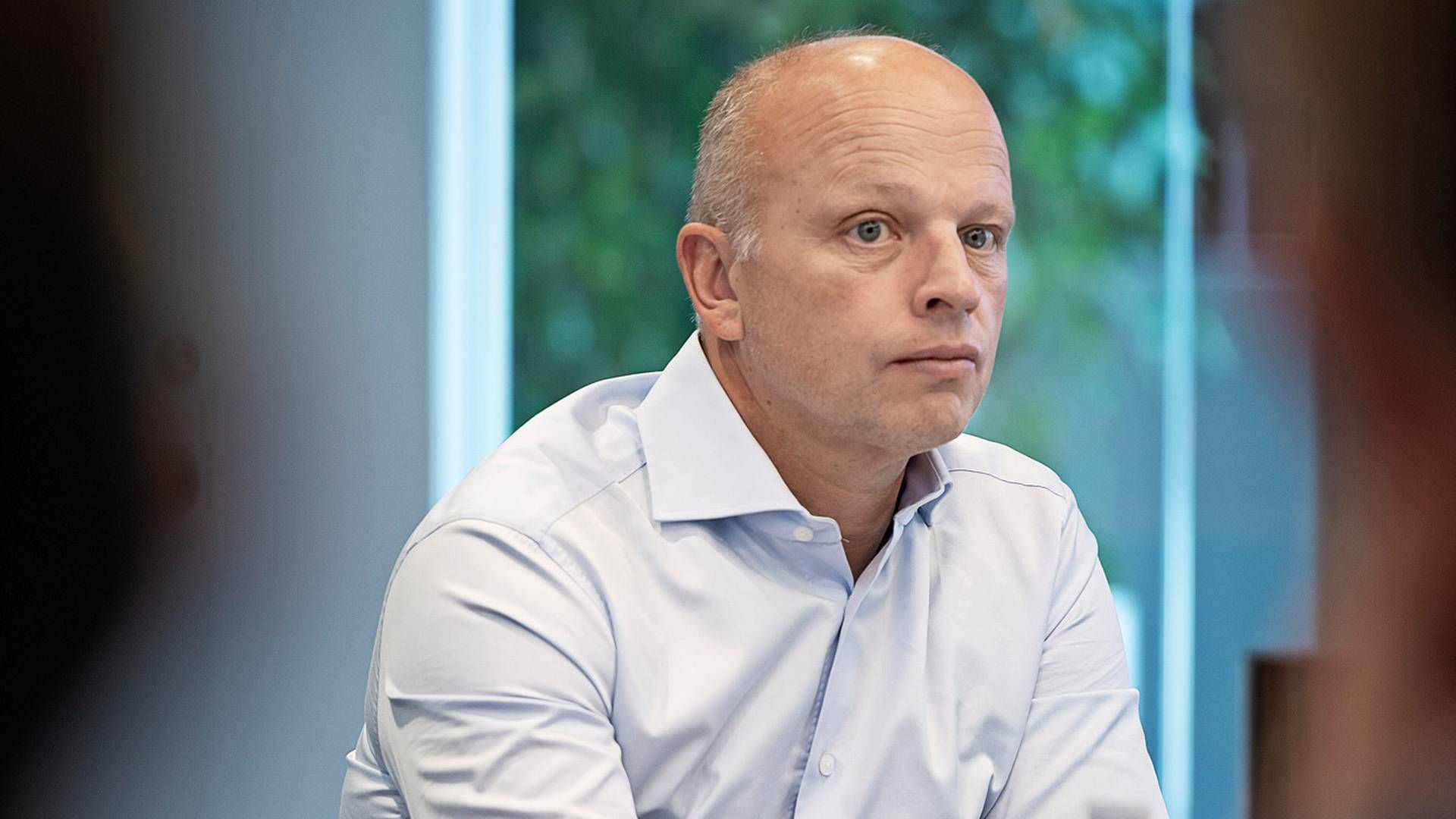 DSV-topchef Jens Lund hæfter sig særligt ved, at selskabet er vokset mere end konkurrenten Kuehne+Nagel i det forgangne kvartal. | Foto: Pr / Dsv