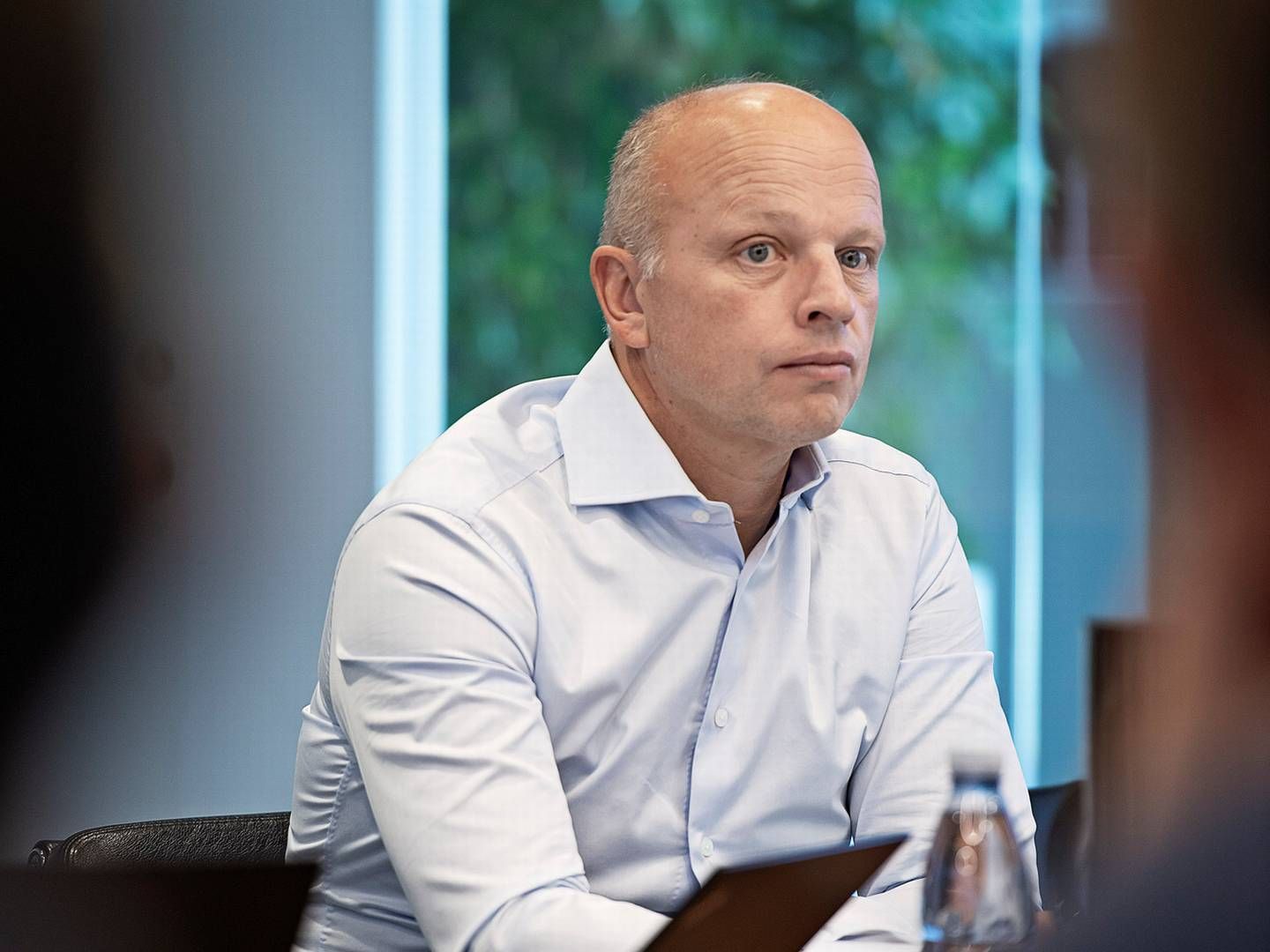 DSV-topchef Jens Lund hæfter sig særligt ved, at selskabet er vokset mere end konkurrenten Kuehne+Nagel i det forgangne kvartal. | Foto: Pr / Dsv