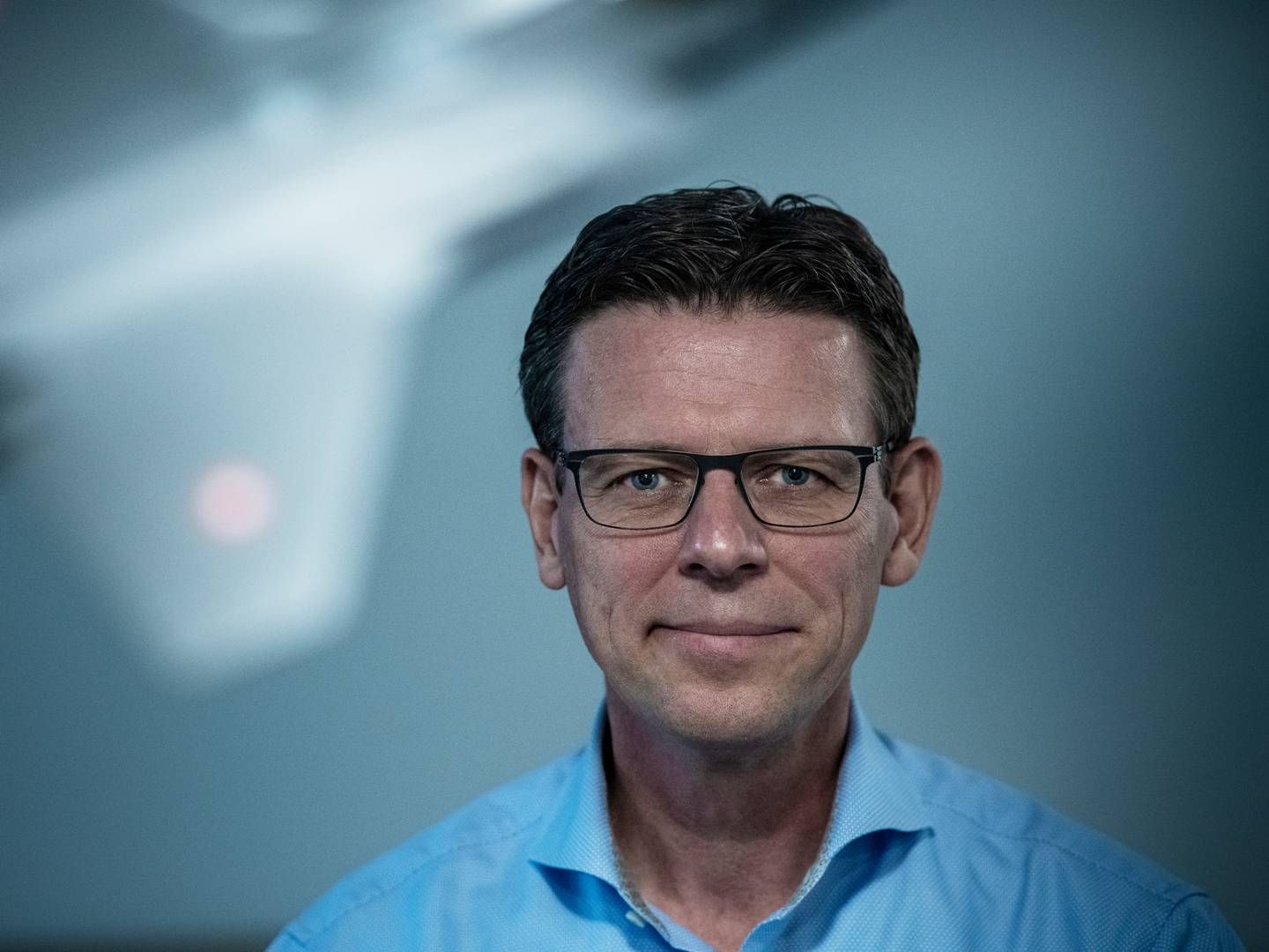 Jes Munk Hansen har været adm. direktør i forsvarsteknologi-virksomheden Terma Group siden 2019, hvor han tog over efter Jens Maaløe | Foto: Joachim Ladefoged