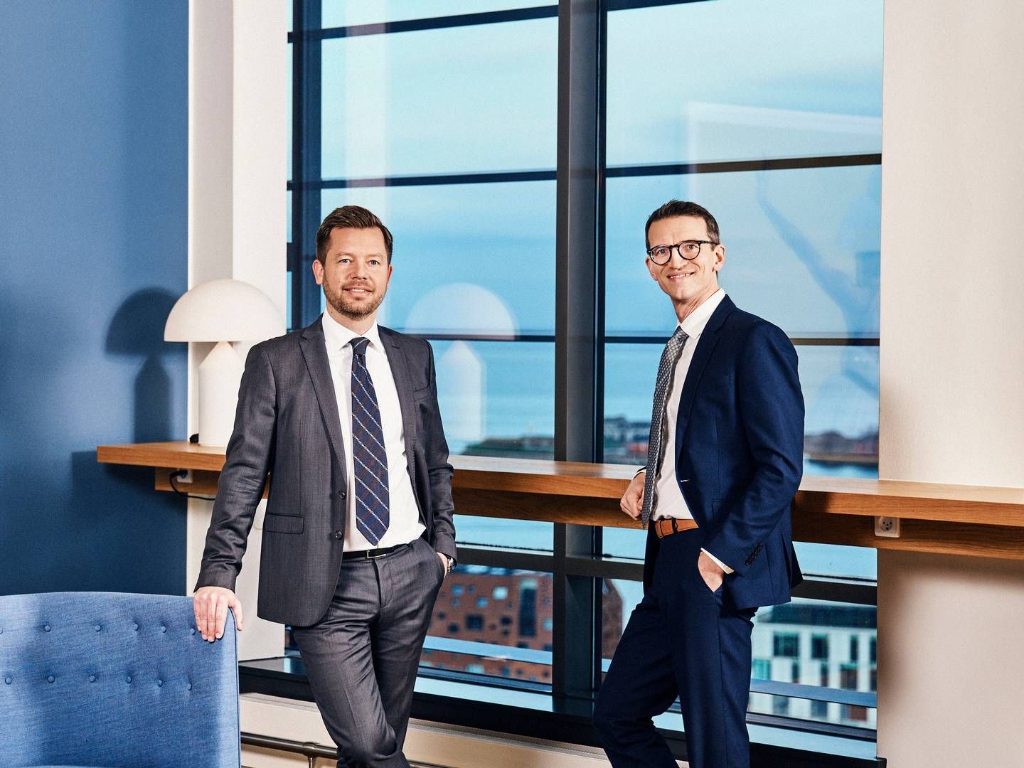 Kristoffer Westberg og Ulrik Krogh Holst kommer til fra henholdsvis projektudvikleren Innovater og revisions- og konsulentfirmaet Deloitte. | Foto: Jeppe Carlsen
