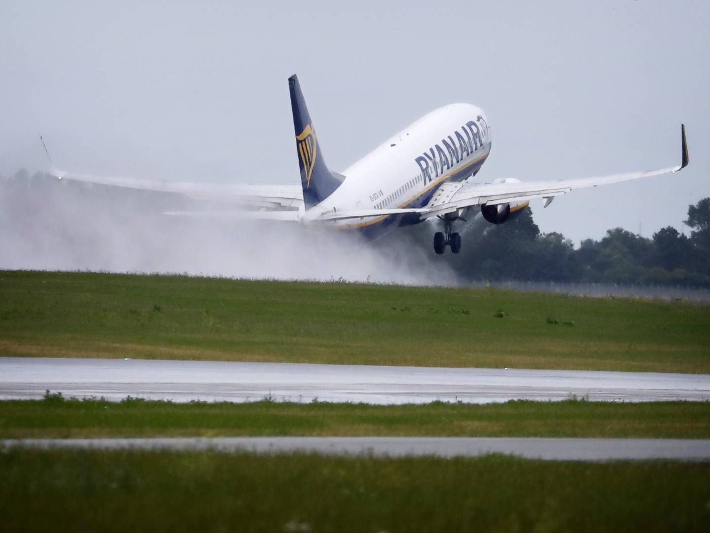 Ryanair fortæller i en pressemeddelelse, at man nu kun forventer at få leveret 40 nye fly fra Boeing inden 1. juli. | Foto: Jens Dresling/Ritzau Scanpix
