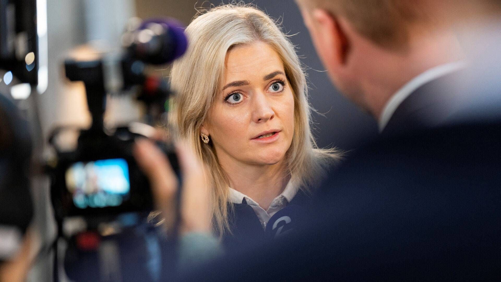 Norges justitsminister Emilie Enger Mehl afviser, at regeringen har brudt en aftale med det norske advokatsamfund fra 2022. | Foto: Ntb/Reuters/Ritzau Scanpix