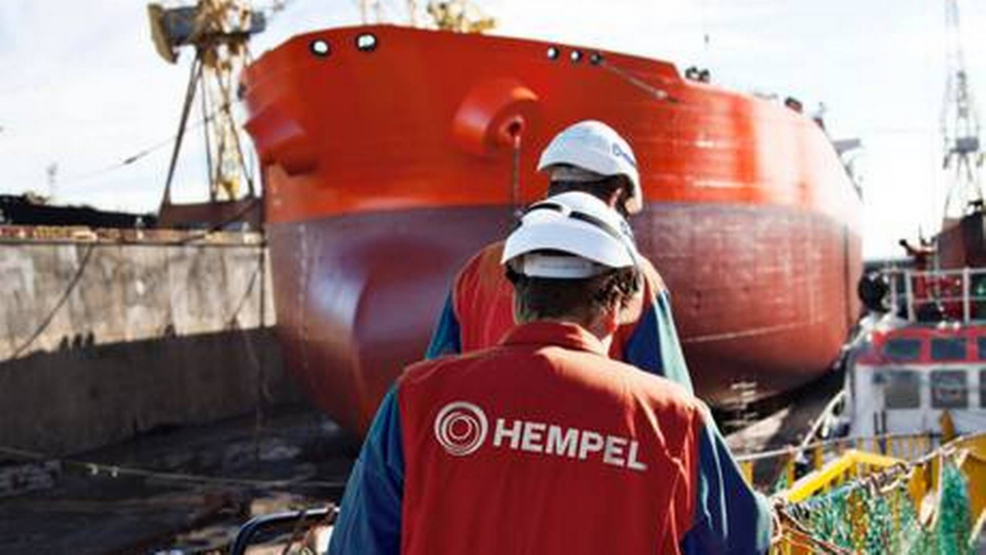 Hempel er primært en meget stor leverandør af skibsmaling. | Foto: Hempel Pr