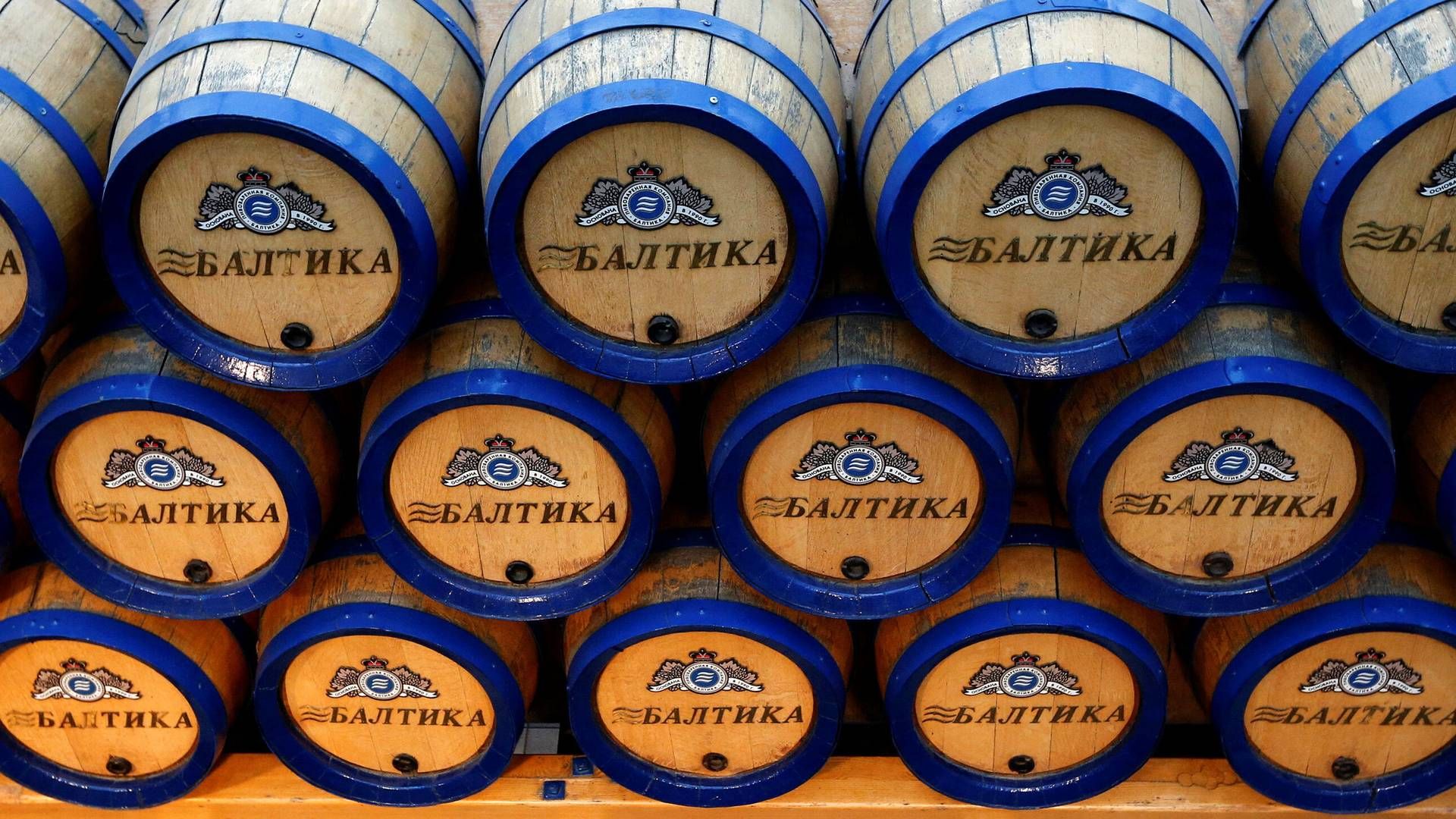 Baltika er Carlsbergs største ølmærke i Rusland og omgivende lande. | Foto: Alexander Demianchuk/Reuters/Ritzau Scanpix