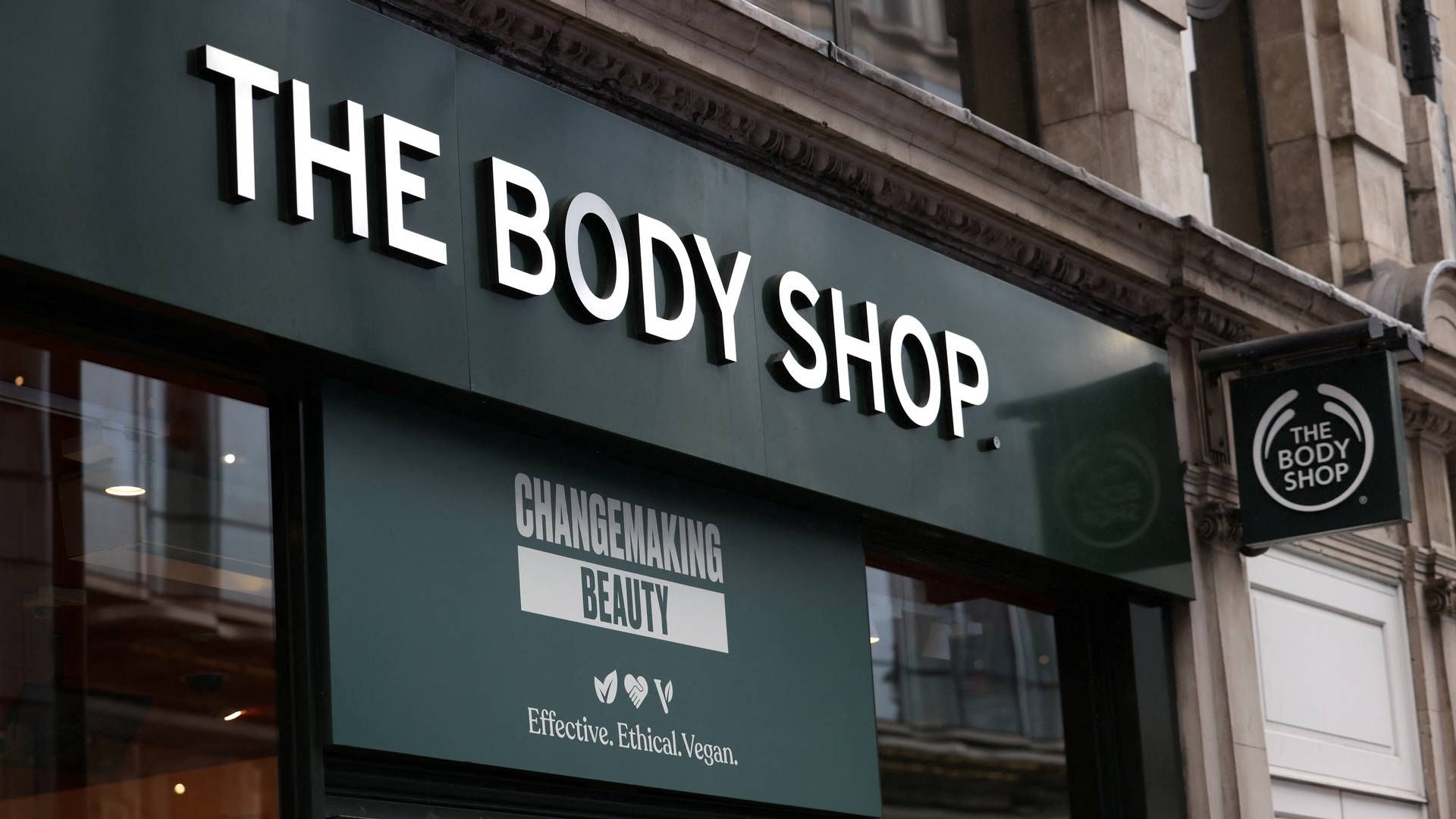 Butikskæden The Body Shop måtte i slutningen af februar lukke og slukke og ligger sig dermed i den opadgående konkurs-statistik. | Foto: Hollie Adams/Reuters/Ritzau Scanpix