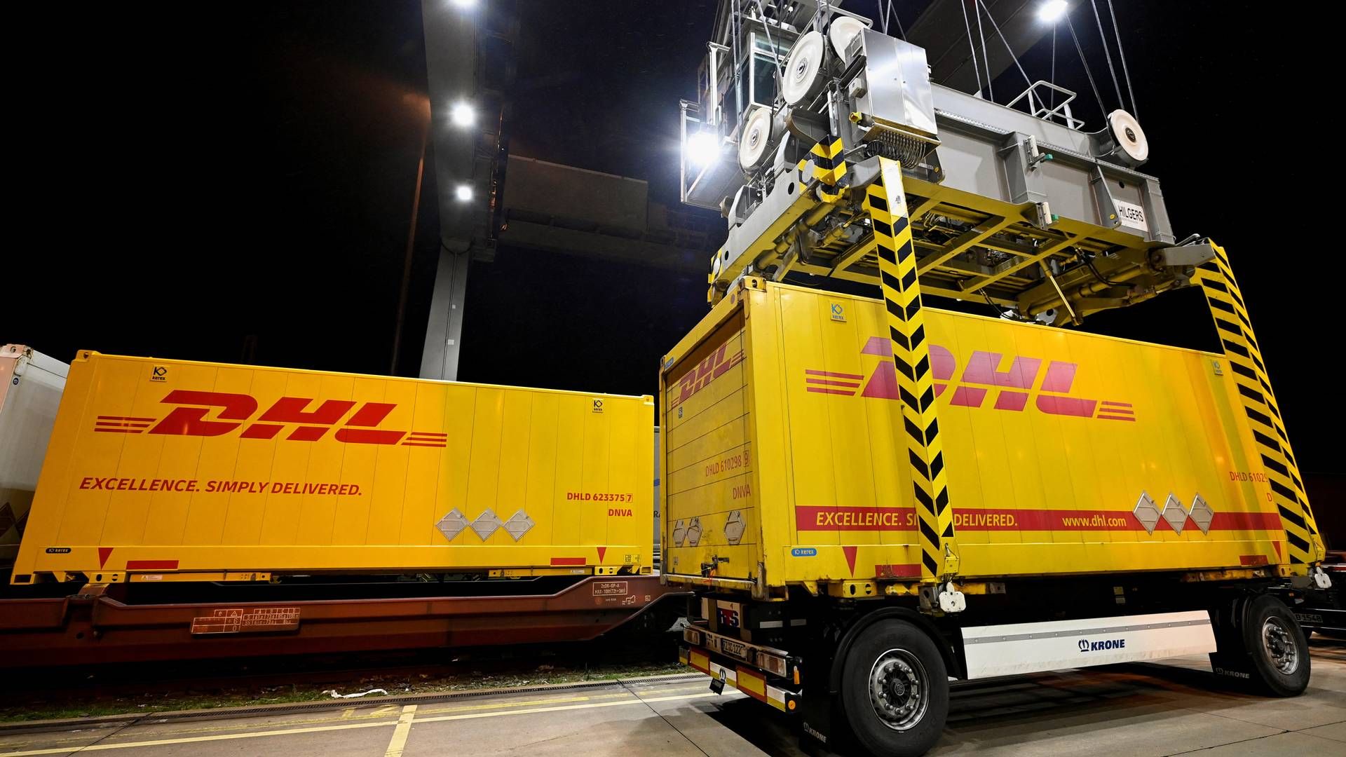 DHL Group lever op til egne forventninger, men driftsresultatet er langt fra rekordåret 2022. | Foto: Fabian Bimmer/Reuters/Ritzau Scanpix