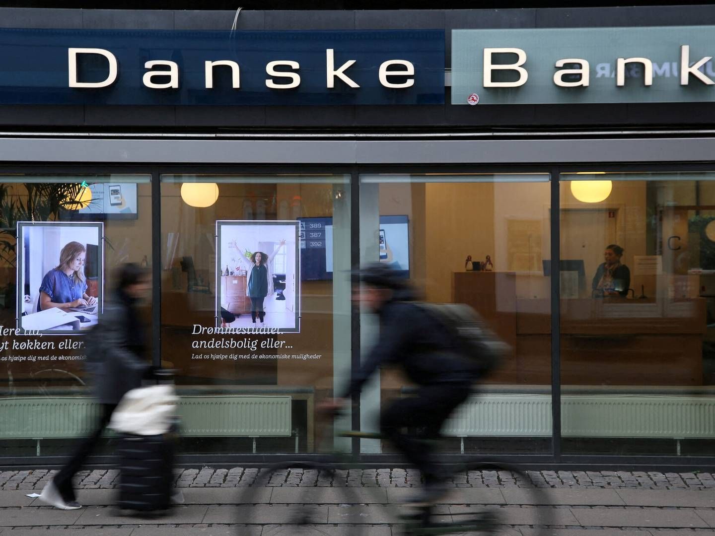 ”Danske Bank stormer frem", lyder det fra direktør bag imageundersøgelse. | Foto: Tom Little/Reuters/Ritzau Scanpix