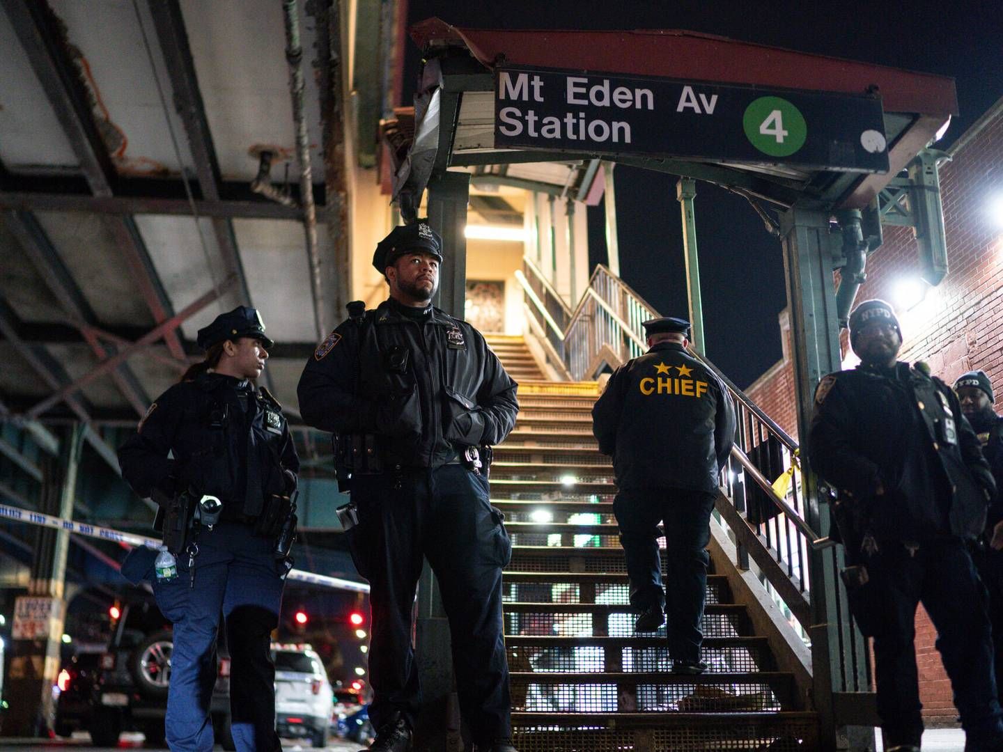 Antallet af anmeldelser om kriminalitet i New Yorks undergrundsbane i februar 2024 var dog lavere end samme periode sidste år. | Foto: Eduardo Munoz Alvarez/AP/Ritzau Scanpix