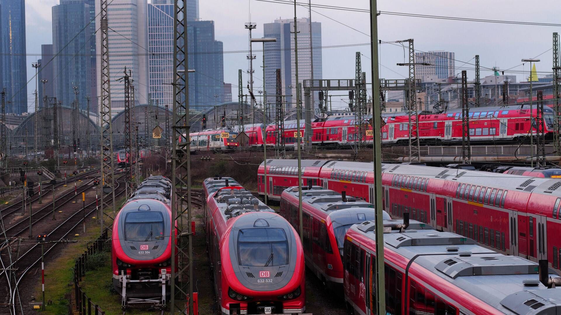 Strejken rammer også tog mellem København og Hamborg. | Foto: Kai Pfaffenbach/Reuters/Ritzau Scanpix