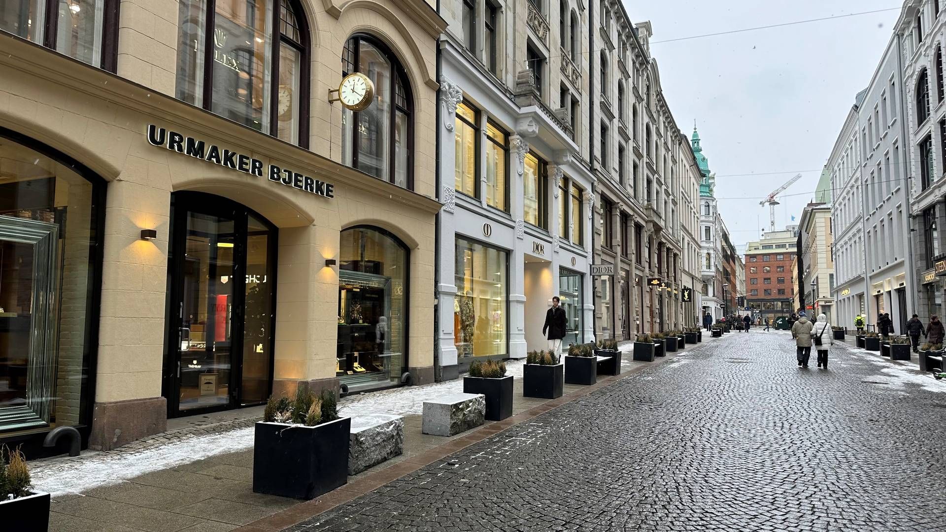 POSITIVT: Butikker i Oslo som selger gull og ur har hatt en økning i sin omsetning i årets to første måneder, og er dermed i sterk kontrast til butikker i andre bransjer i byen, viser nye tall. | Foto: Gøril Huse / HandelsWatch