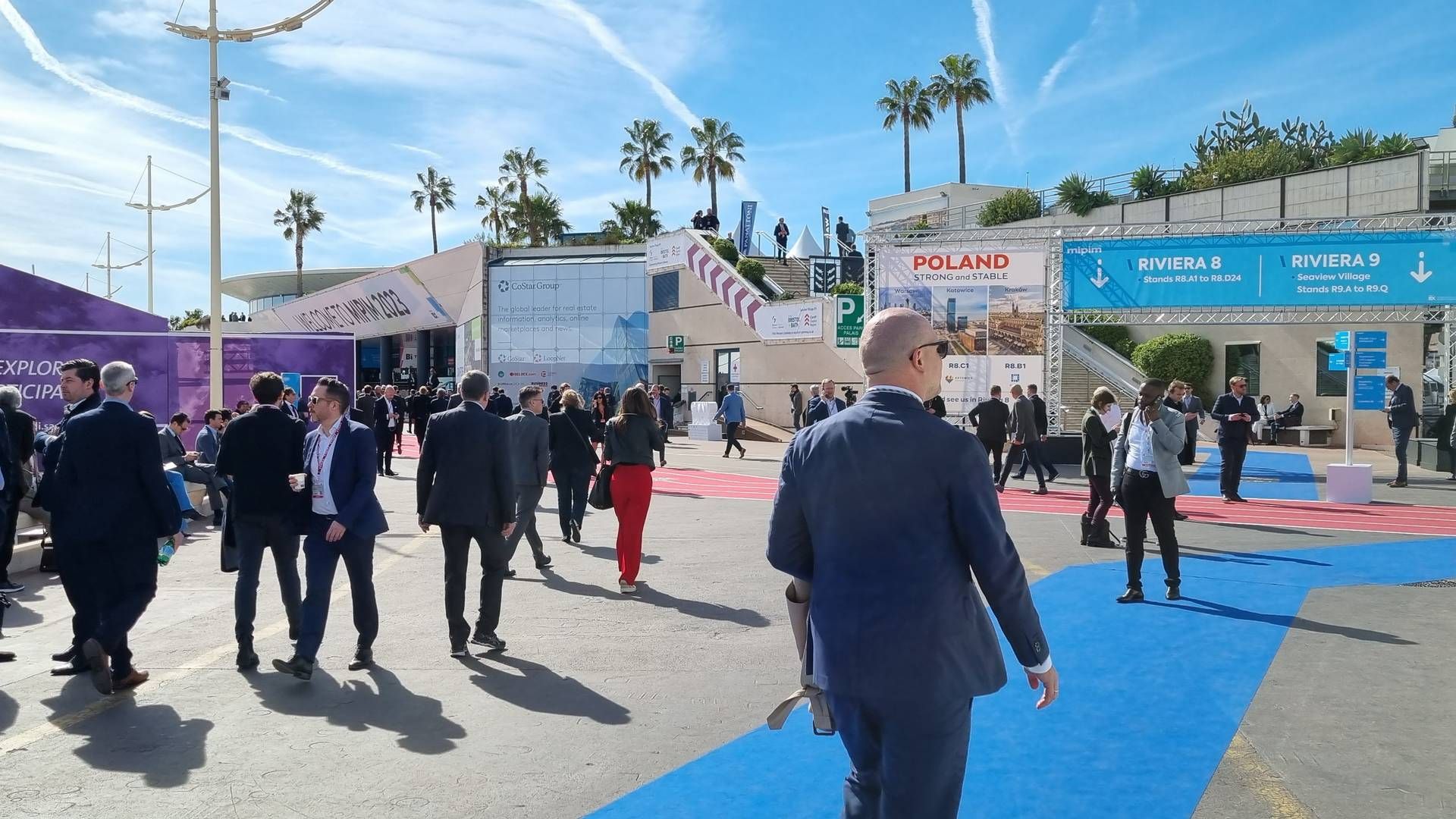 MESSEOMRÅDET: Mipim finner sted på Palais des Festivals i Cannes i Sør-Frankrike. | Foto: Fabian Skalleberg Nilsen