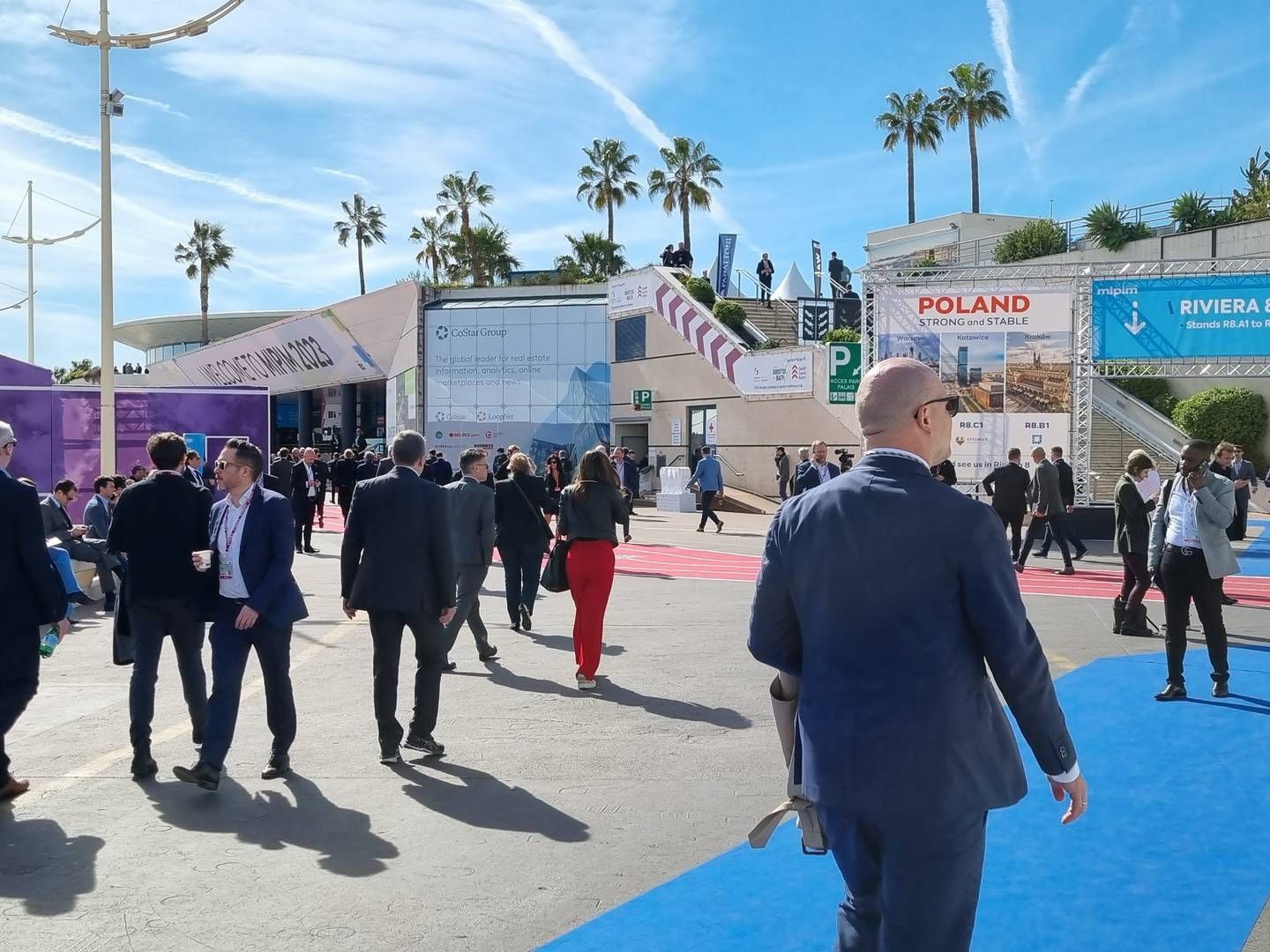 MESSEOMRÅDET: Mipim finner sted på Palais des Festivals i Cannes i Sør-Frankrike. | Foto: Fabian Skalleberg Nilsen