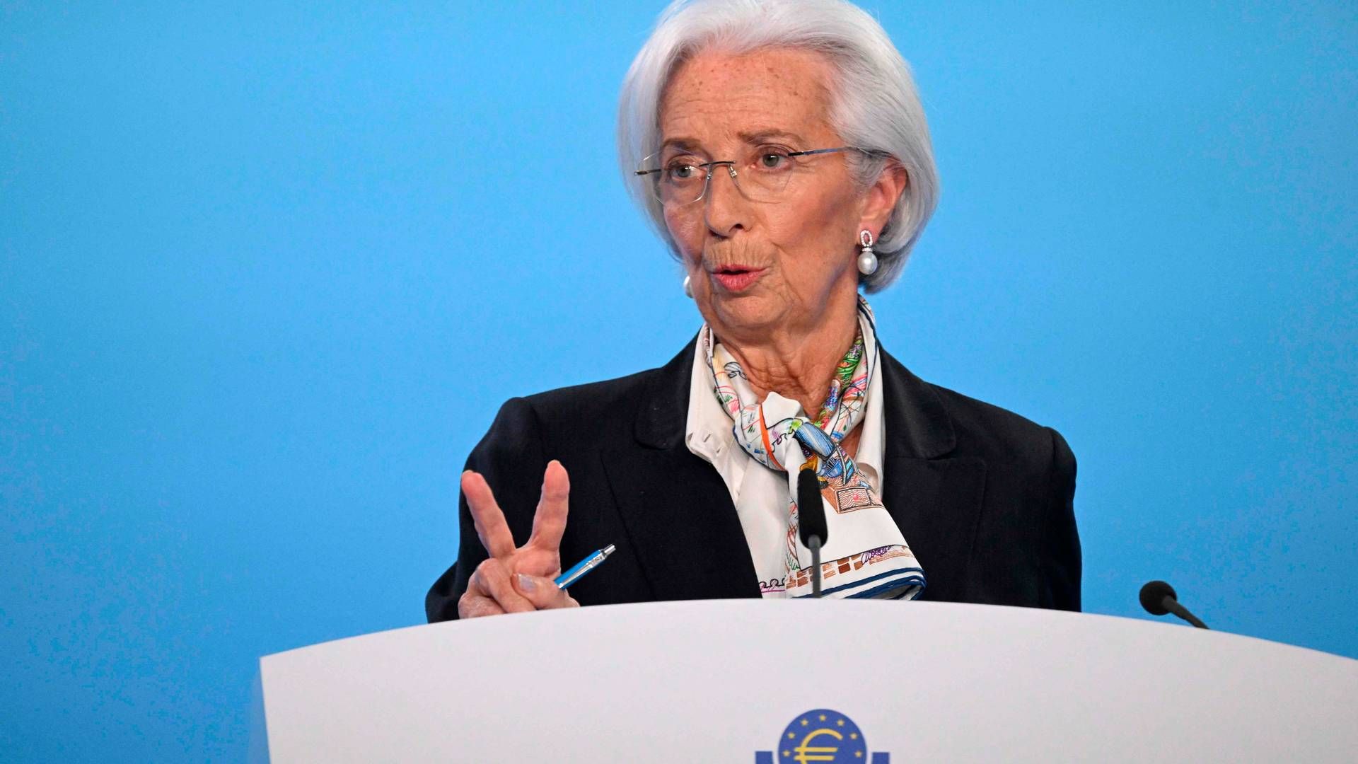 ECB-chef Christine Lagarde. | Foto: Kirill Kudryavtsev