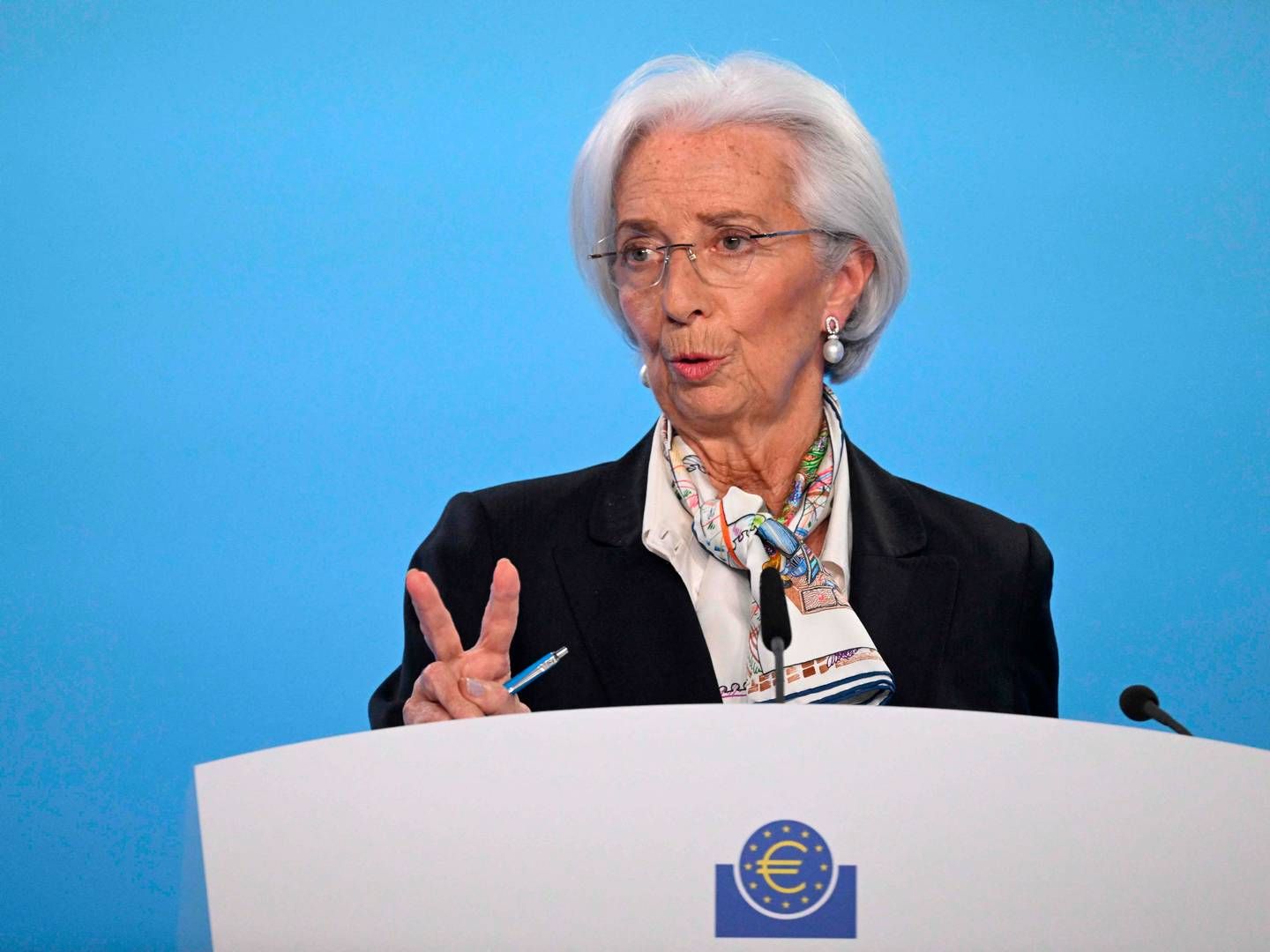 ECB-chef Christine Lagarde. | Foto: Kirill Kudryavtsev