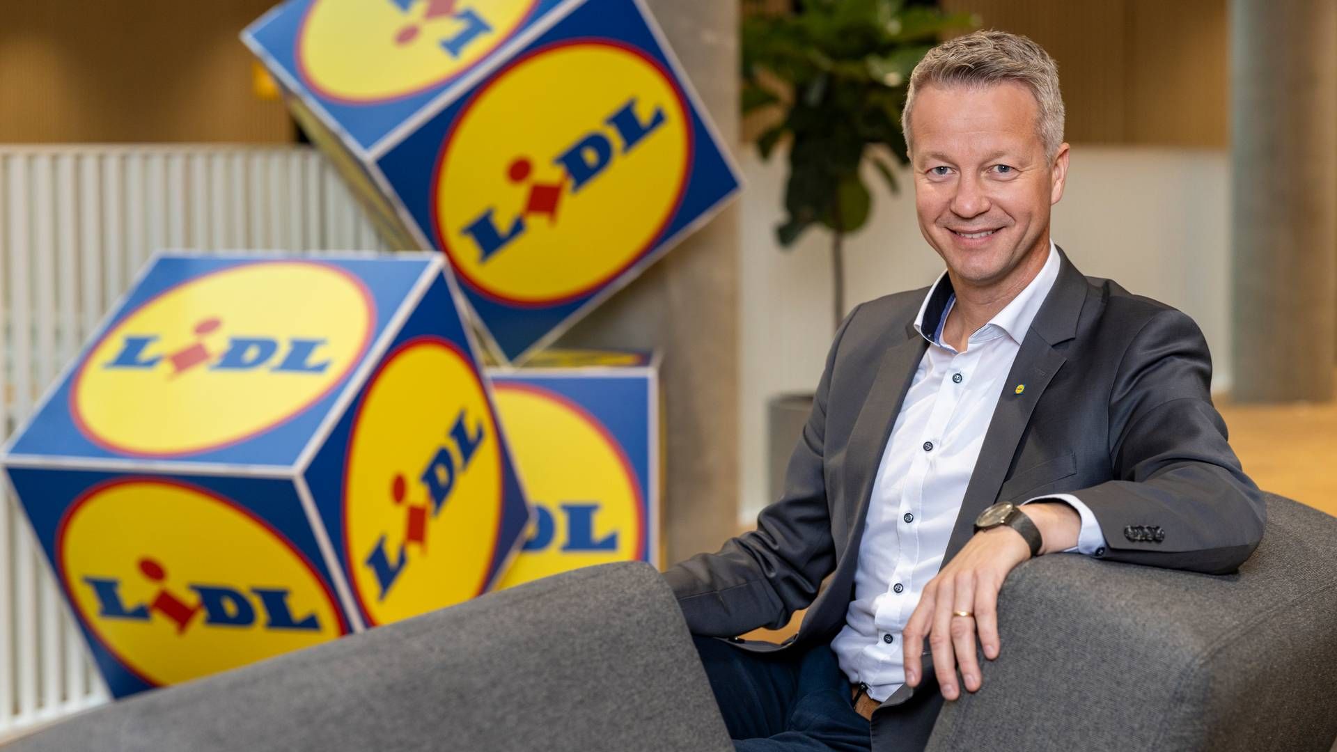 Lidl har sammenlignet med sidste år fået 40 pct. flere jobansøgninger, oplyser HR-direktør Hauke Daene. | Foto: Lidl / Pr