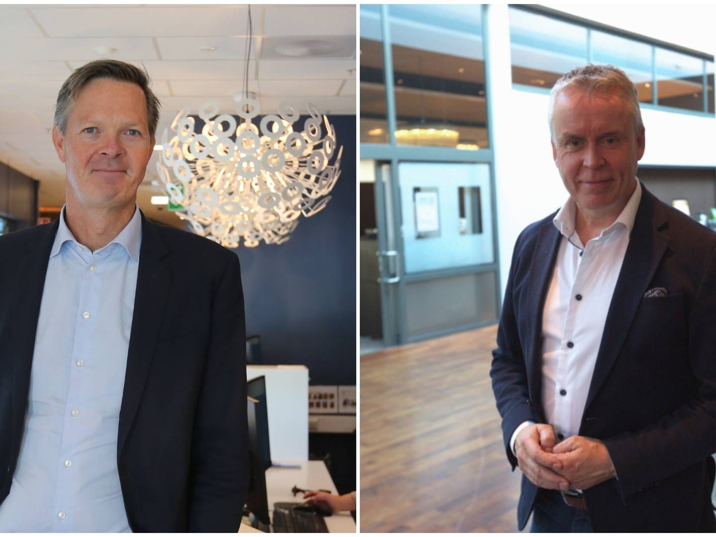 Philipp Engedal (t.v.), administrerende direktør i Coop Norge og Stein Rømmerud, konserndirektør for kommunikasjon og samfunnskontakt i NorgesGruppen. | Foto: Gøril Huse / HandelsWatch