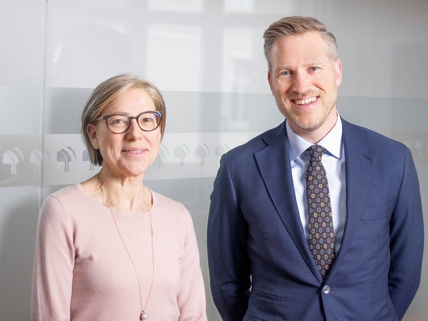 Lene Boserup, Senior Portfolio Manager at Industriens Pension, and Anders Madsen, Head of Institutional Distribution at Nordea Asset Management. | Photo: PR/Industriens Pension