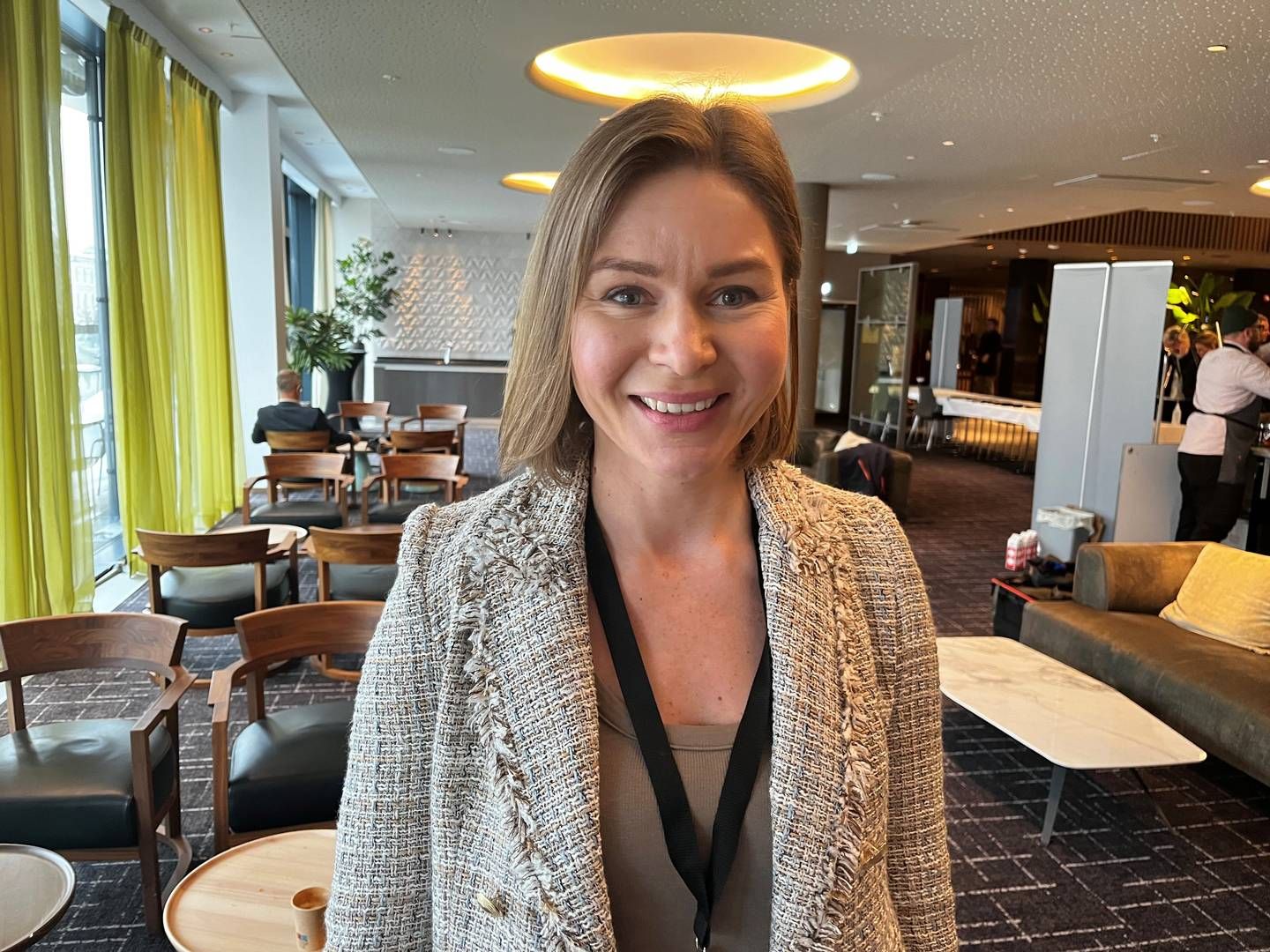 Matilda Vinje er administrerende direktør i Schage Eiendom. Nå har de solgt det prisbelønte kontorbygget Stortorvet 7 til KLP. | Foto: Anita Bakk Henriksen/EiendomsWatch