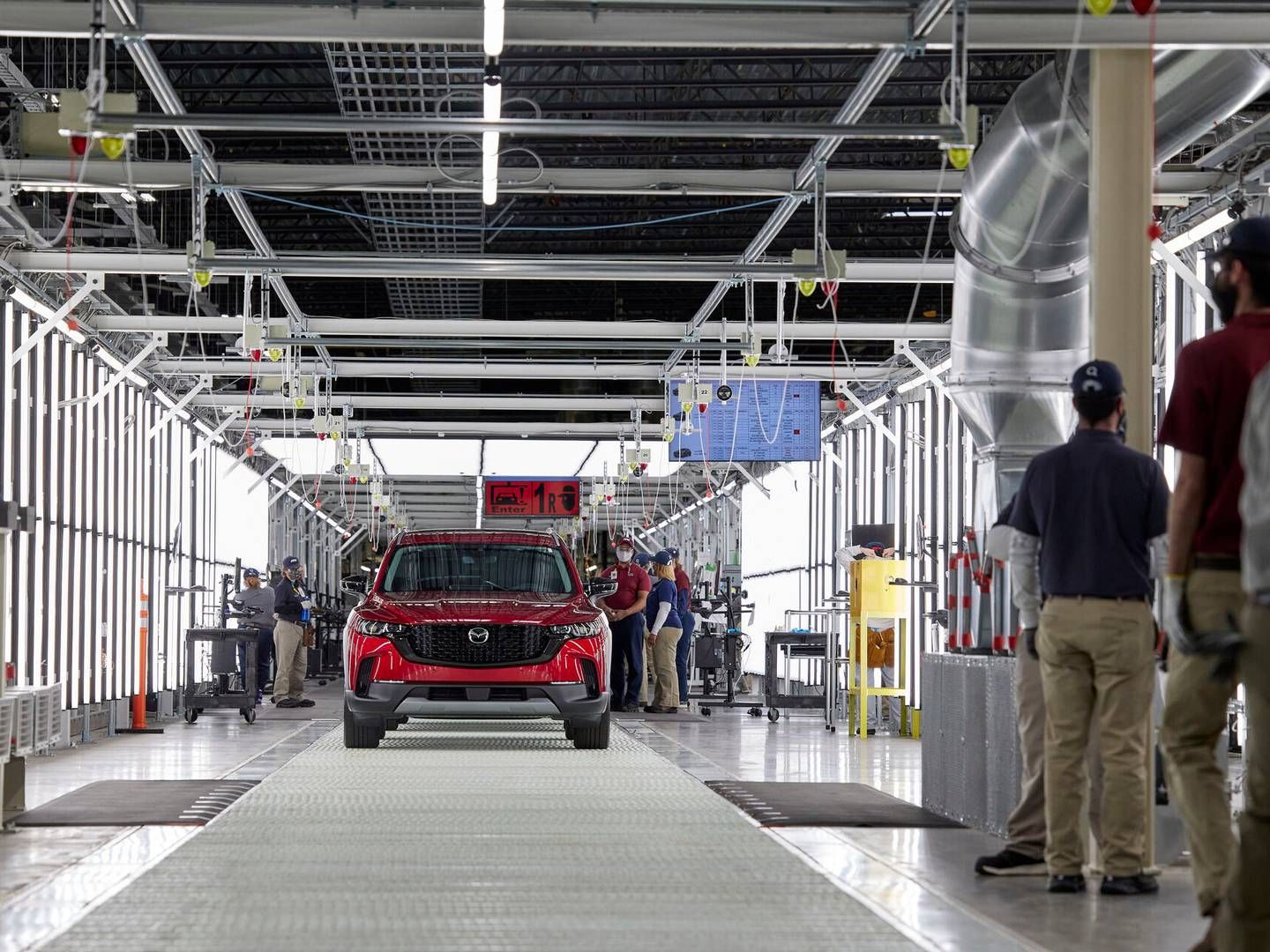 Bilproducenten Mazda vil med aftalen skabe en bedre brugeroplevelse. | Foto: Jon Morgan/AP/Ritzau Scanpix