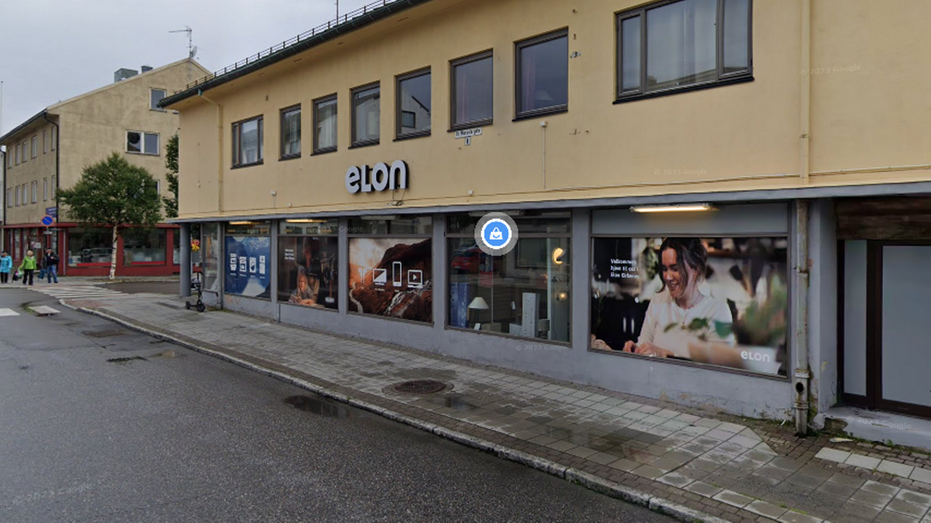 En av landets nordligste Elon-butikker legger ned. | Foto: Google Street View