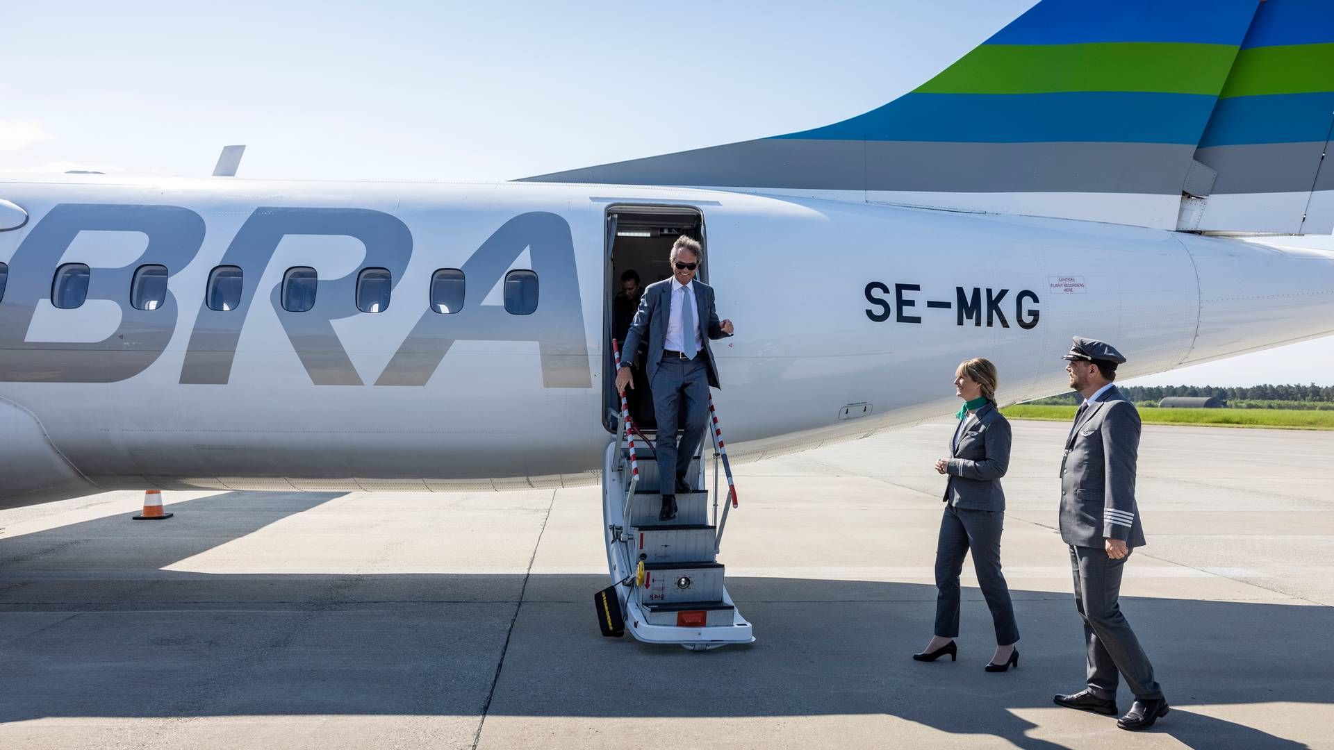 Per G. Braathen er hovedejer af Braathens Regional Airlines, der også har pensionsselskabet AMF i ejerkredsen. | Foto: Joachim Ladefoged/Ritzau Scanpix