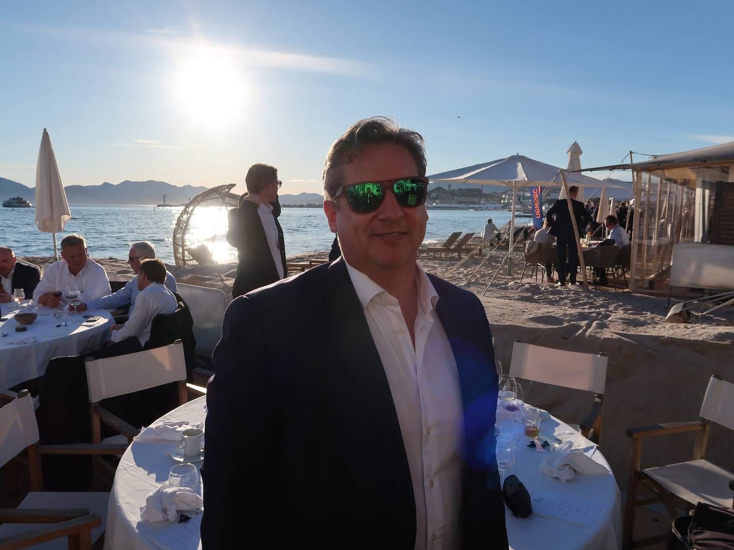 I CANNES: EiendomsWatch møter NPRO-sjef Bent Oustad på Mipim. | Foto: Jørgen Fjellheim/EiendomsWatch