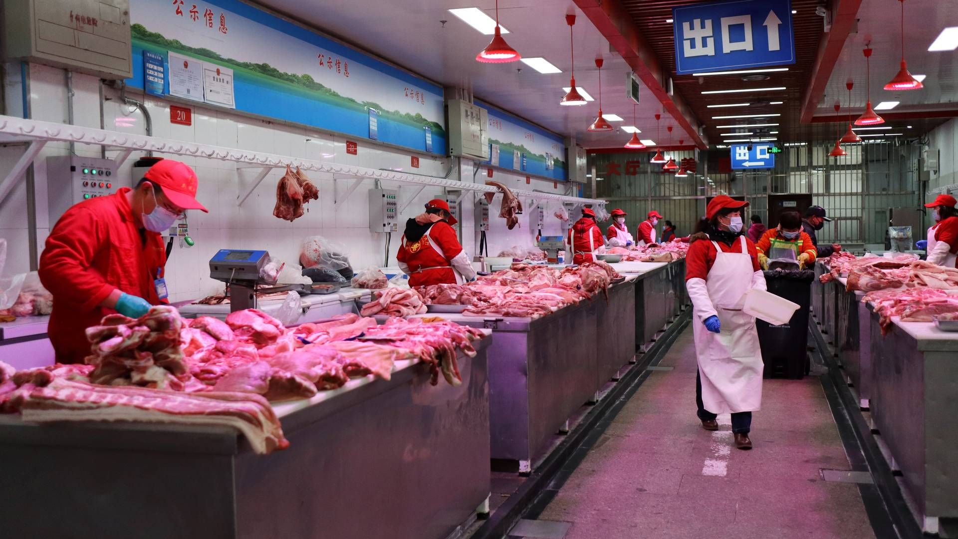 Svinekød er ifølge Mckinsey det mest populære kød i Kina. Foto: Florence Lo/Reuters/Ritzau Scanpix