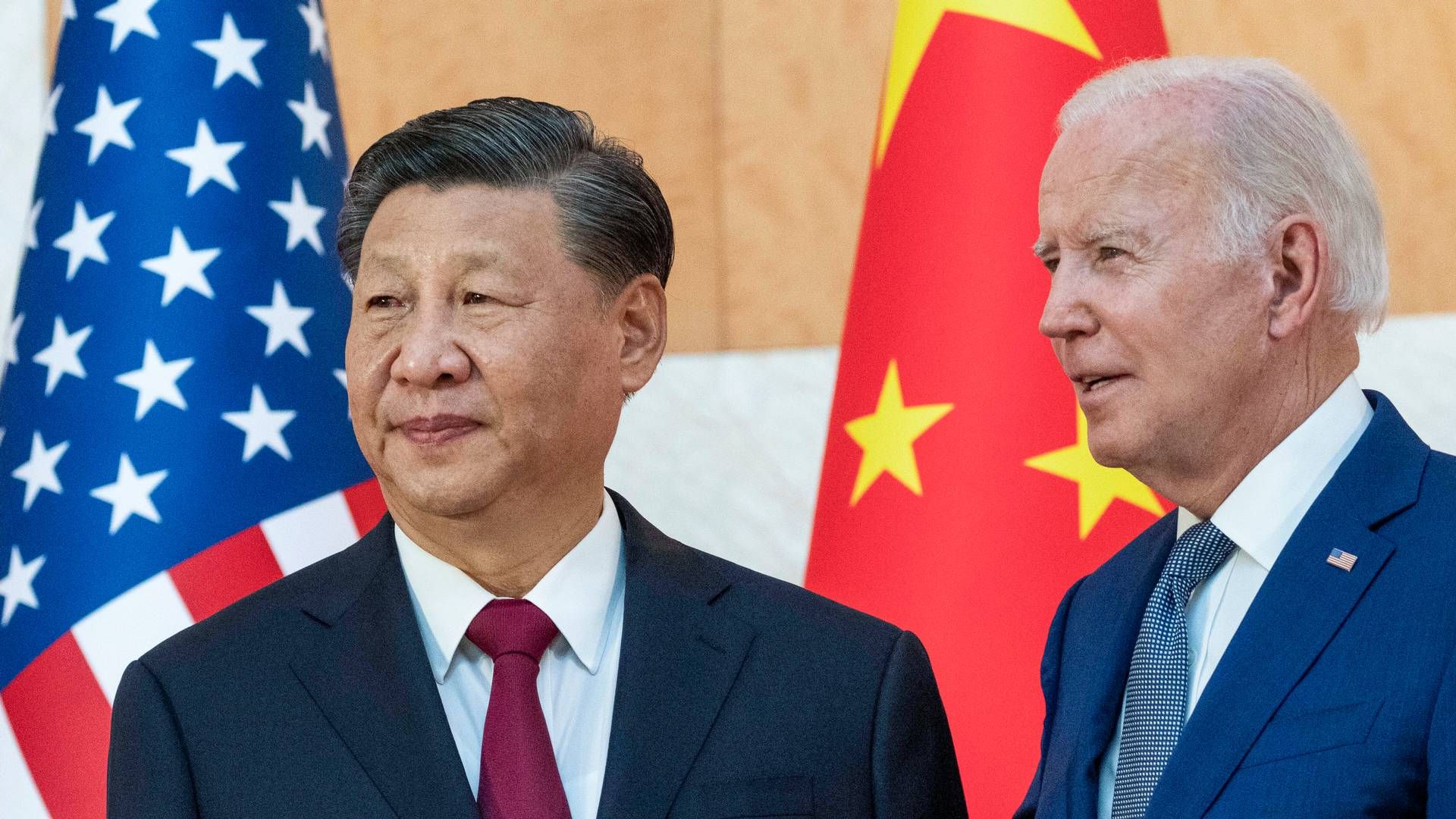 Da de to statsledere mødtes i november sidste år, fortalte Kinas præsident Xi Jinping den amerikanske præsident Joe Biden, at Kina ikke ville blande sig i det amerikanske præsidentvalg i 2024. | Foto: Alex Brandon/AP/Ritzau Scanpix