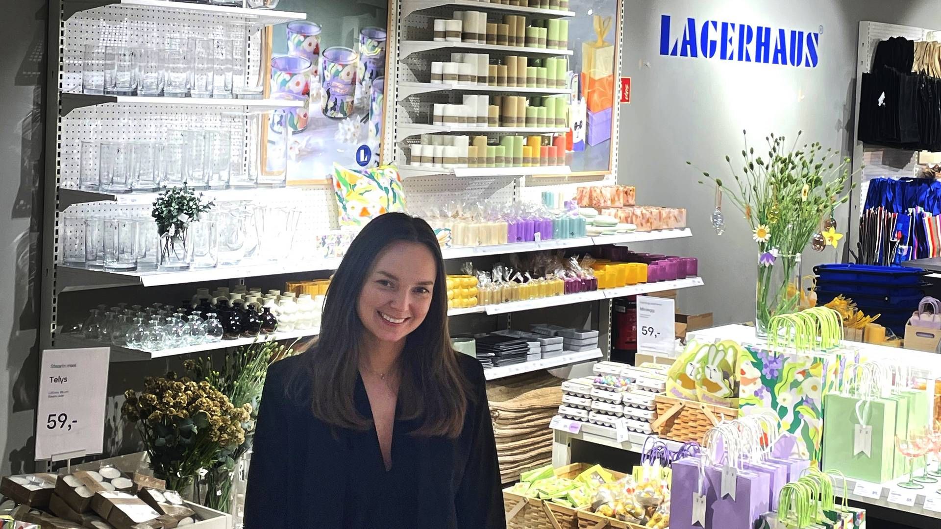 FLERE: Lagerhaus Norgessjef Camilla Persen har en plan for at kjeden skal vokse i Norge, og den nye butikken på Åsane storsenter er med i utvidelsen. | Foto: Lagerhaus