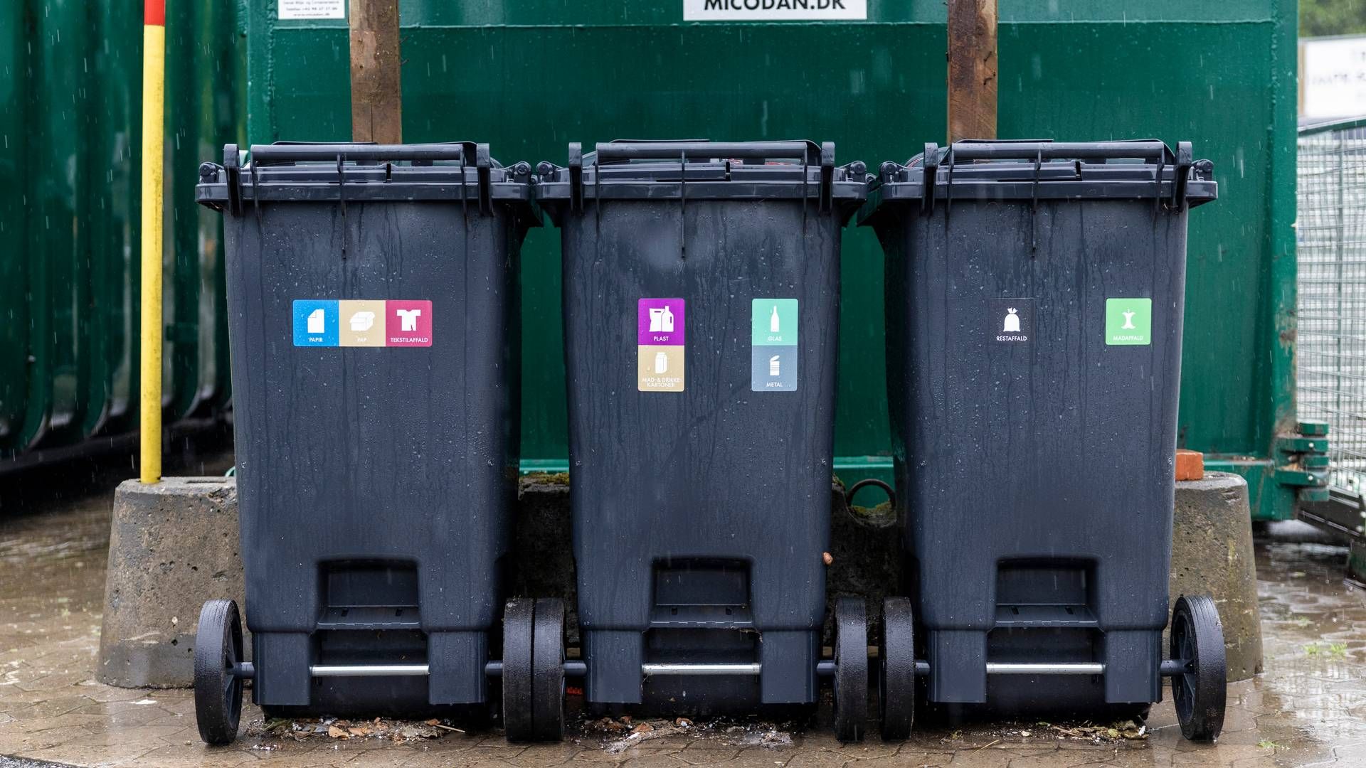 Hvidover Kommune havde forventet, at affald atter vil blive hentet fredag. | Foto: Kim Frost