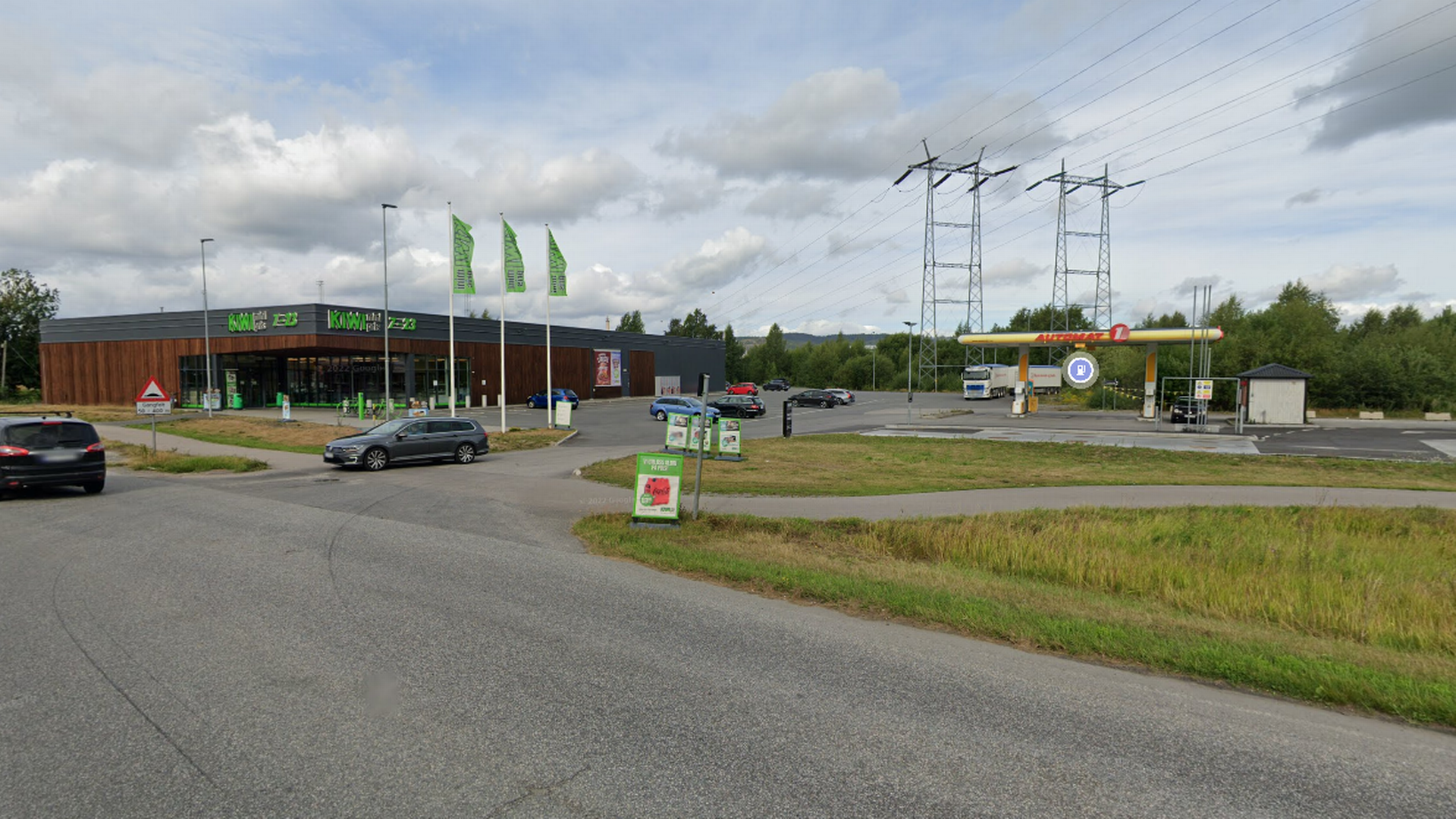 Her vil Grenmar Eiendomsforvaltning ha Europris, noe som foreløpig har møtt motstand fra kommuneadministrasjonen. | Foto: Google Street View