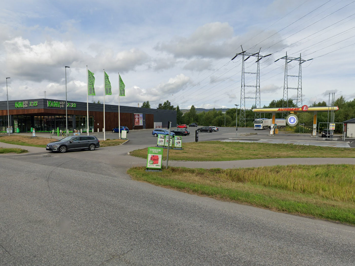 Her vil Grenmar Eiendomsforvaltning ha Europris, noe som foreløpig har møtt motstand fra kommuneadministrasjonen. | Foto: Google Street View