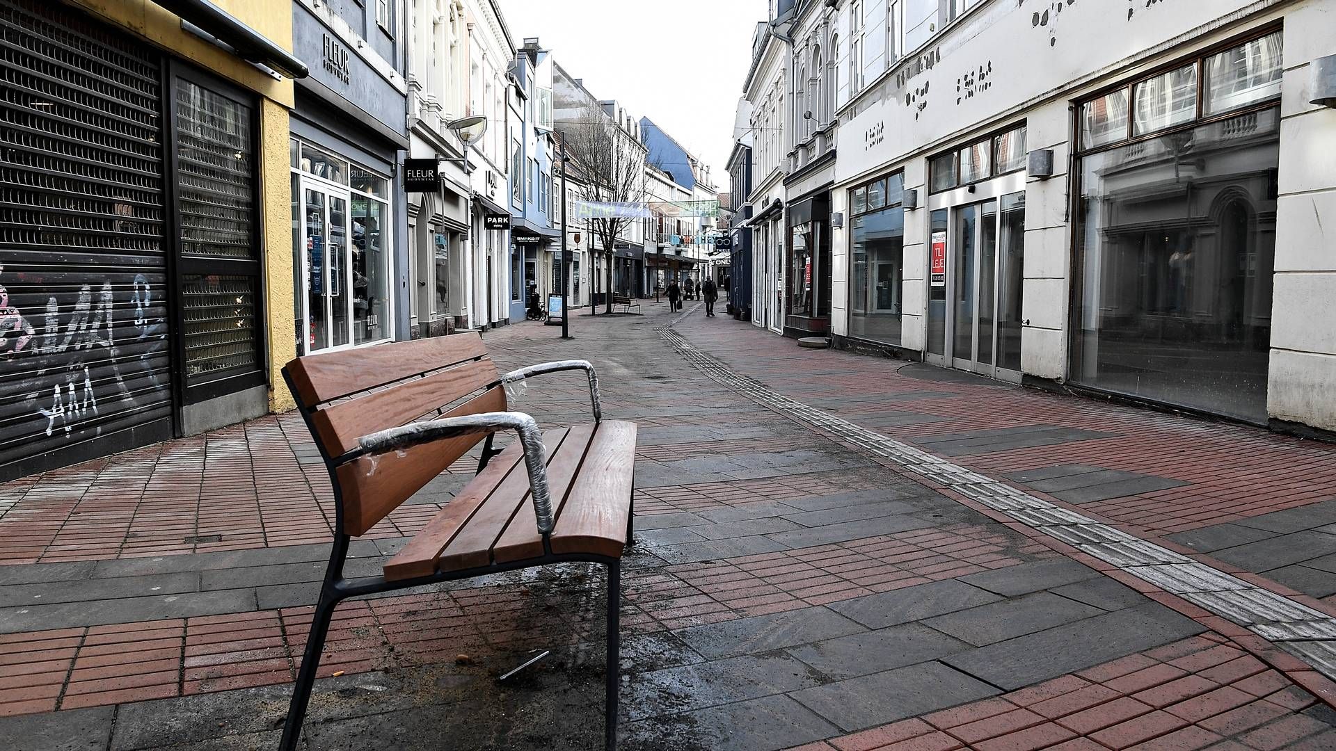 Dommer ved Retten i Herning Camilla Marie Dalgaard skal fremover være dommer ved Retten i Kolding. Her gågaden i Kolding. | Foto: Ernst van Norde