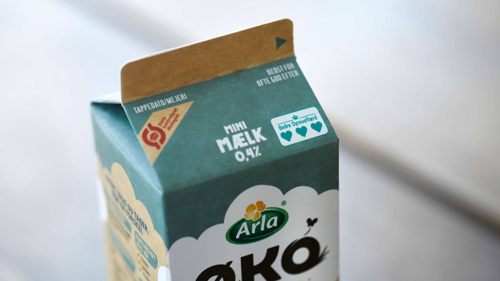 I alt 70 pct. af al den drikkemælk, Arla afsætter på det danske marked, sælges nu til merpris under klimakonceptet, Customer Sustainability-program. | Foto: Arla / Pr