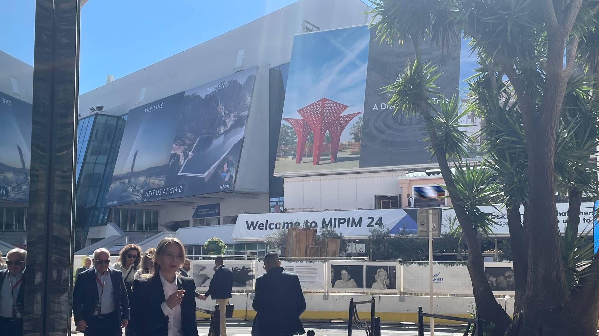 Der var brug for solcreme i Cannes i løbet af sidste uge, hvor Mipim-messen, verdens største ejendomsmesse, løb af stablen. Der er dog stadig ikke fuld sol over ejendomsmarkedet, lød det fra brancheaktørerne. | Foto: Ida Kramhøft Jensen