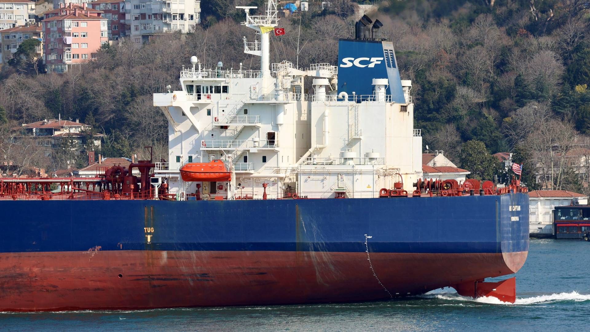 At rederiet er presset er tegn på, at sanktioner mod Rusland komplicerer landets salg af olie. | Foto: Yoruk Isik/Reuters/Ritzau Scanpix