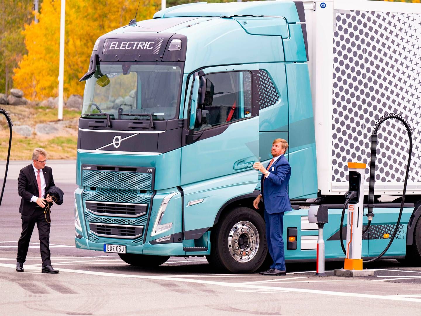 Volvo har siden 2019 leveret elektriske lastbiler til kunder i 45 lande. | Foto: Albert Nieboer/AP/Ritzau Scanpix