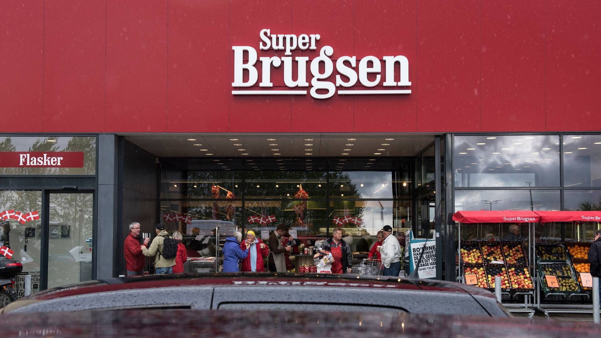 Superbrugsen-butikkerne skal konverteres til det nye Brugsen-koncept, der er et af tre forretningsben i strategien 'Fremtidens Coop'. | Foto: Ladefoged Joachim/Ritzau Scanpix