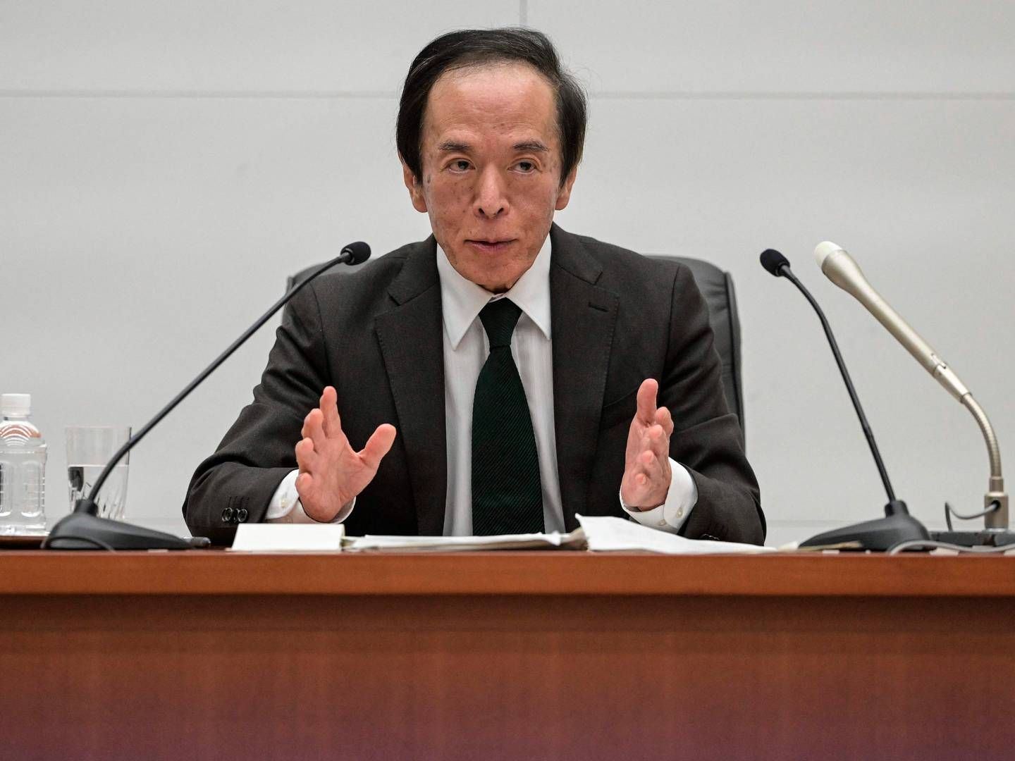 Kazuo Ueda er centralbankchef i den Japanske Centralbank. | Foto: Richard A. Brooks/AFP/Ritzau Scanpix