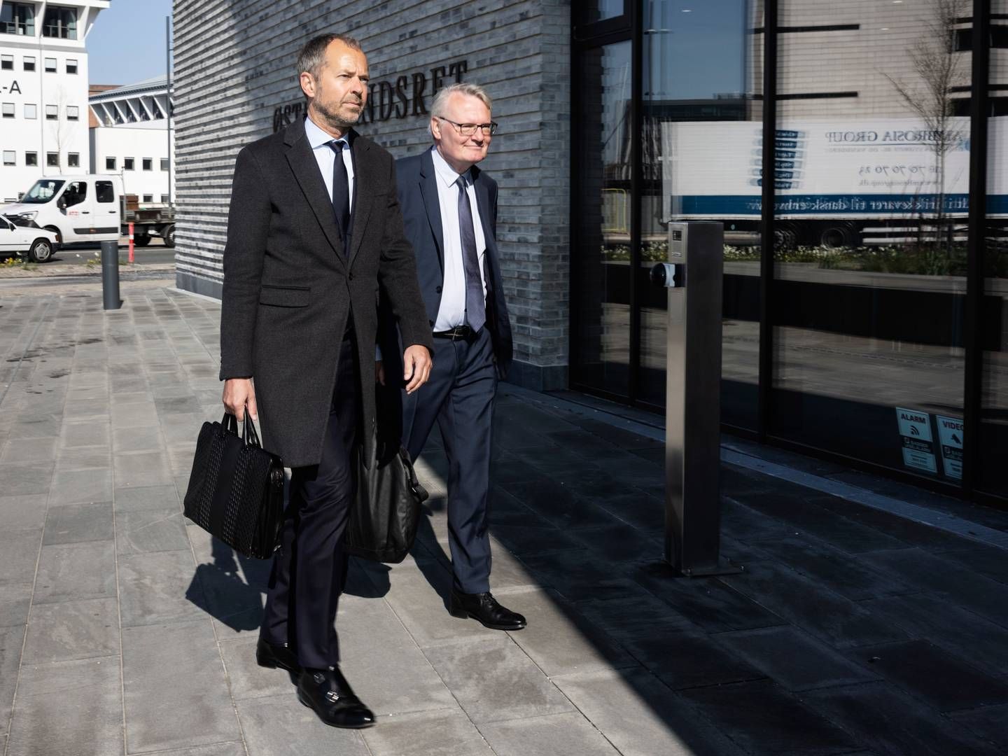 Boris Frederiksen (tv) og Steffen Sværke, Kammeradvokaten | Foto: Gregers Tycho/Ritzau Scanpix