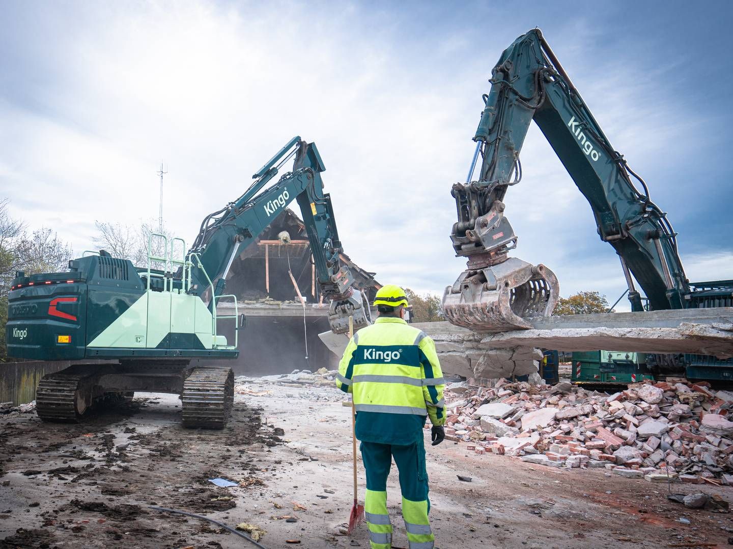 Kingo Karlsen beskæftiger sig inden for nedrivning, miljøsanering og genvinding. | Foto: Kingo Karlsen/PR