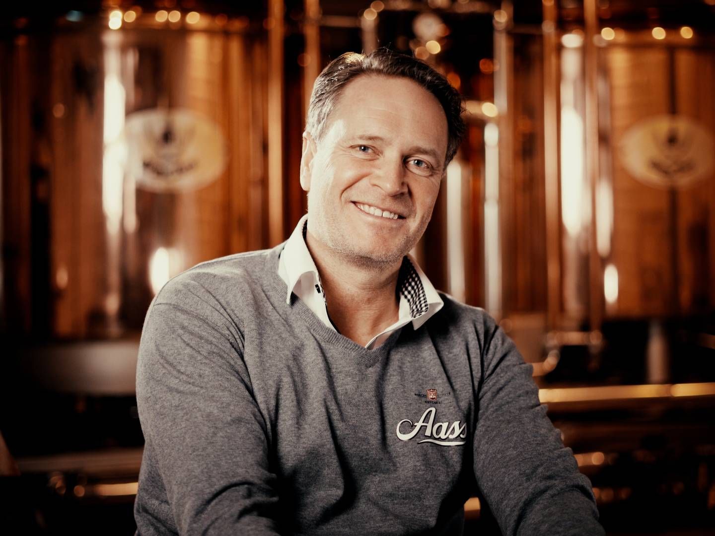 Administrerende direktør i Aass Bryggeri, Christian A. Knudsen Aass, forteller det har vært en stor oppgang i salg av alkoholfri øl. | Foto: Aass Bryggeri