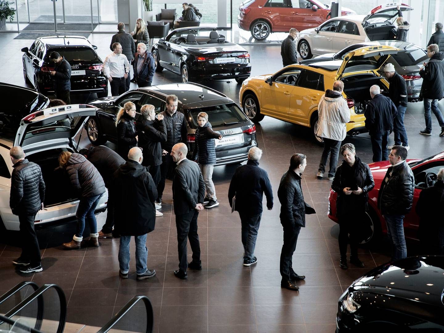 De danske bilforhandlere har i 10 ud af de seneste 39 måneder haft positive forventninger til fremtiden. | Foto: Peter Hove Olesen/Politiken/Ritzau Scanpix