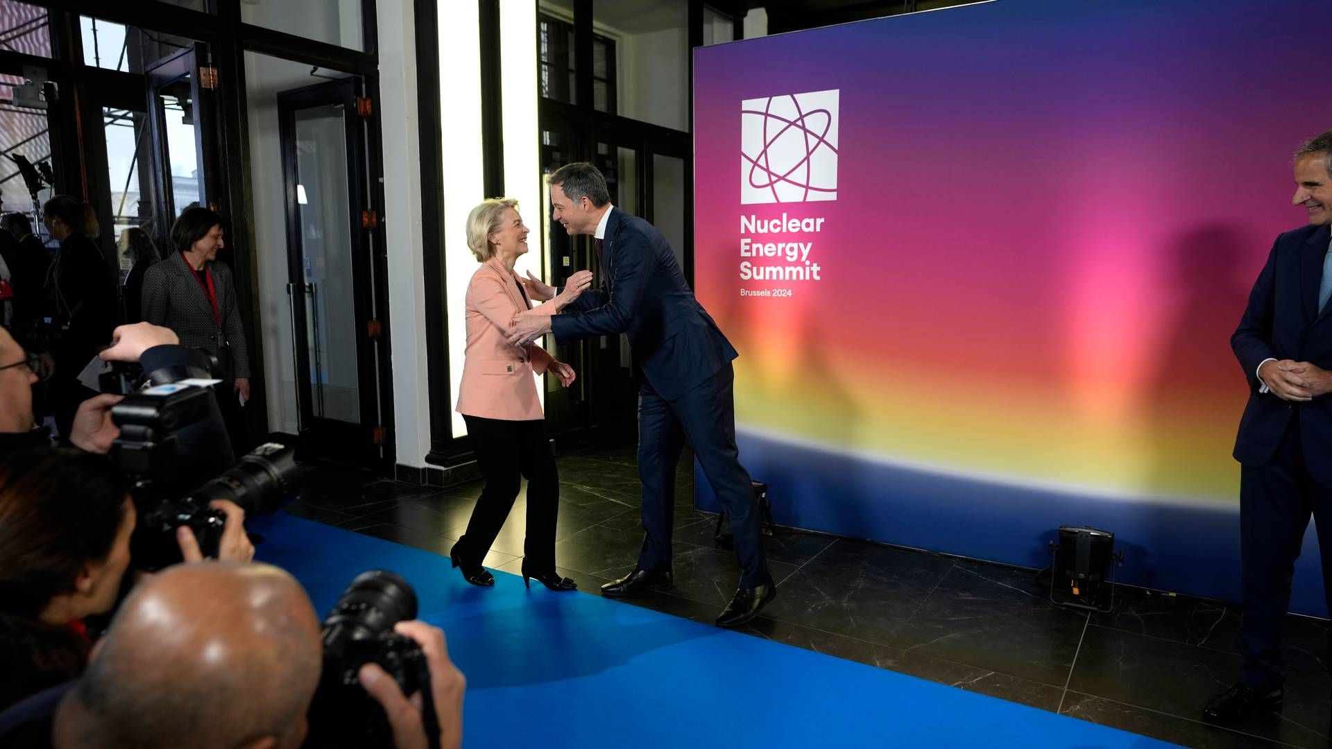 KJERNEKRAFT: Ursula von der Leyen mener kjernekraften er avgjørende for at Europa skal klare å oppnå klimanøytralitet. | Foto: AP Photo/Virginia Mayo