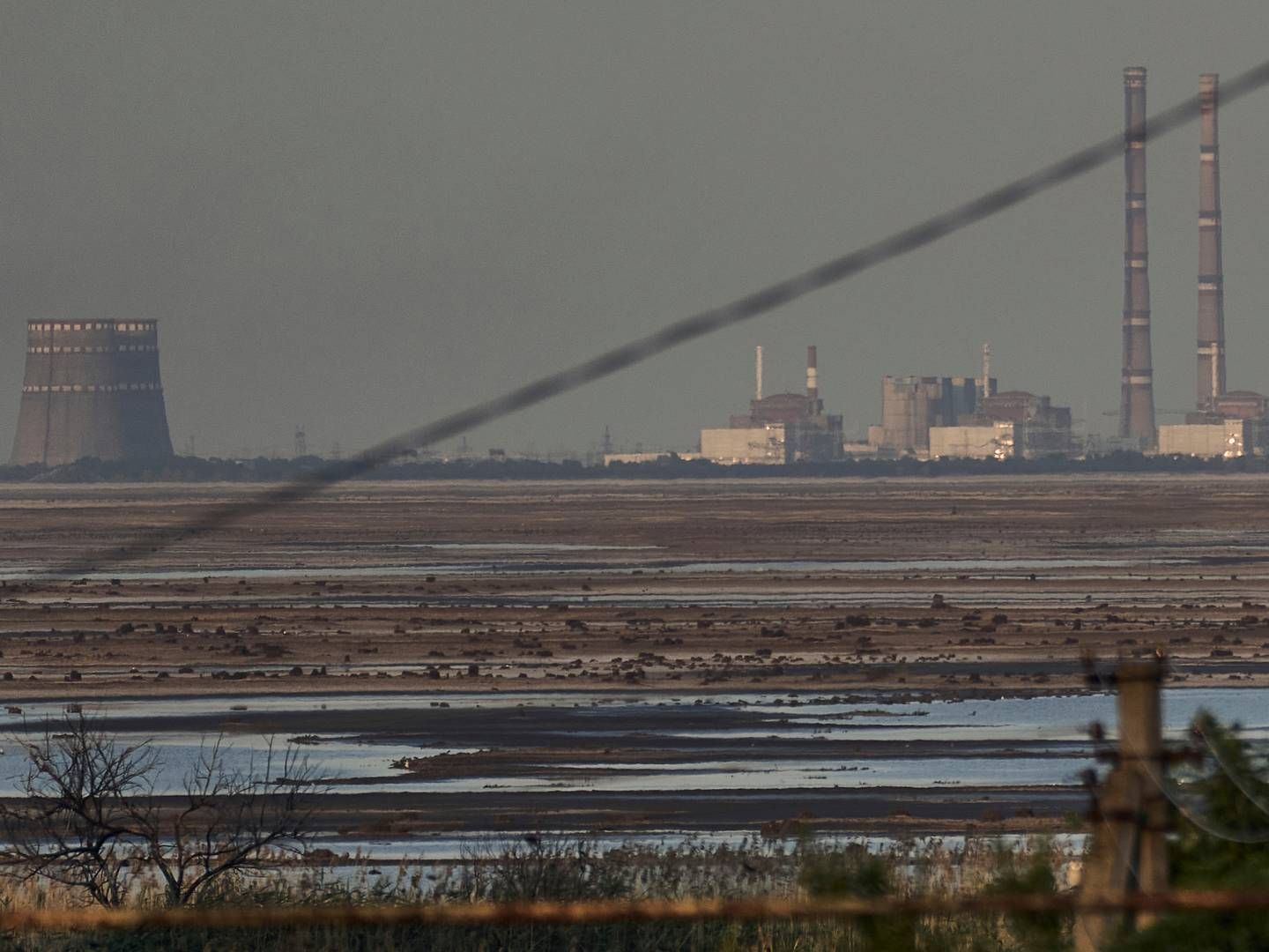 FLERE ANGREP: Zaporizjzja-kraftverket, Europas største, her i juni 2023. | Foto: Libkos / AP / NTB