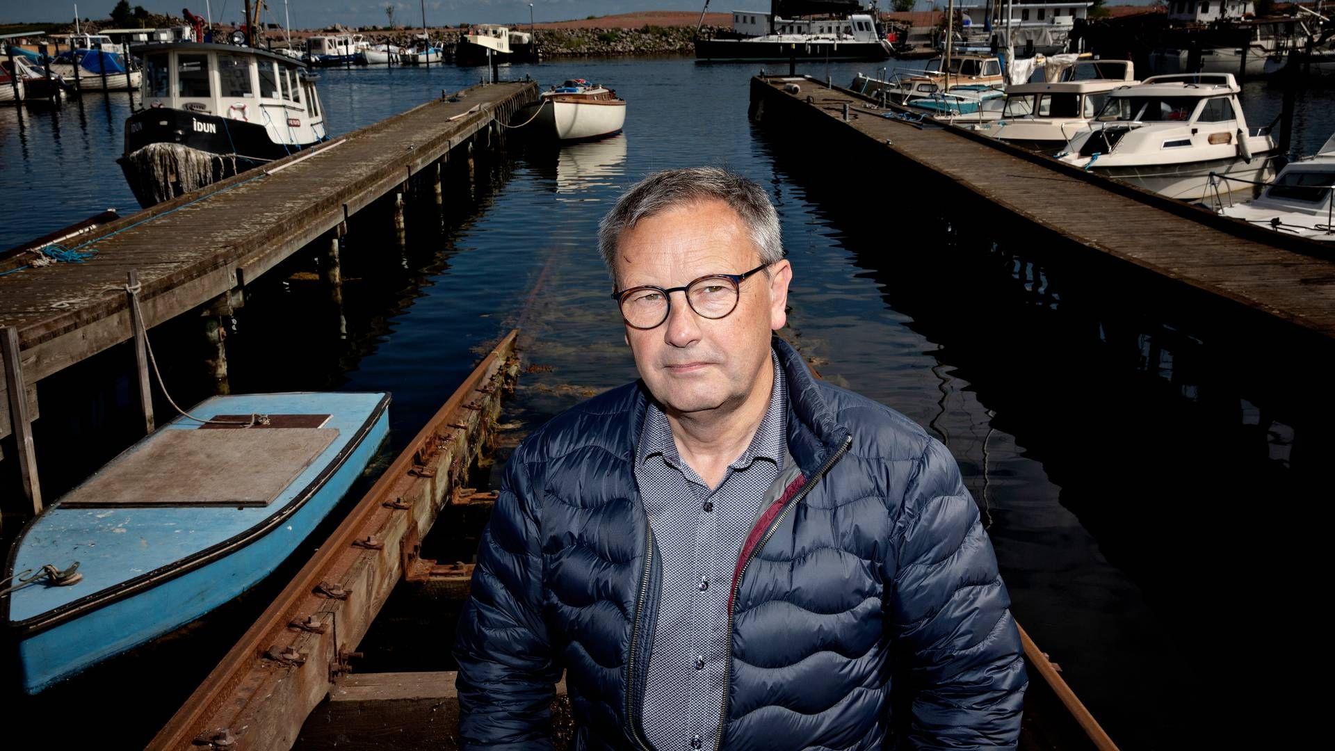 Formand for Danmarks Fiskeriforening Svend Erik Andersen udtaler, at muslingefiskere i Limfjorden overholder gældende regler på området. | Foto: Martin Lehmann