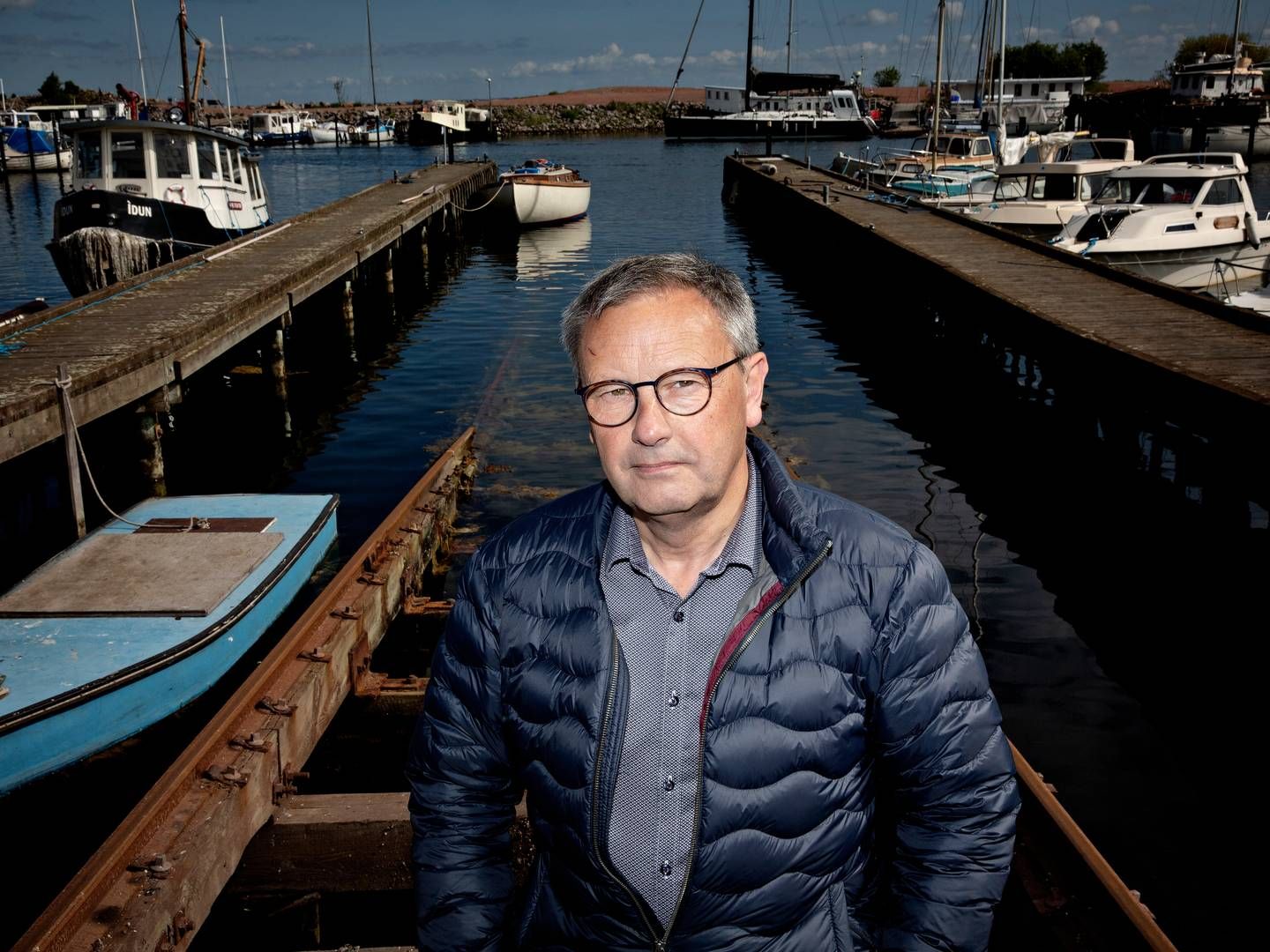 Formand for Danmarks Fiskeriforening Svend Erik Andersen udtaler, at muslingefiskere i Limfjorden overholder gældende regler på området. | Foto: Martin Lehmann