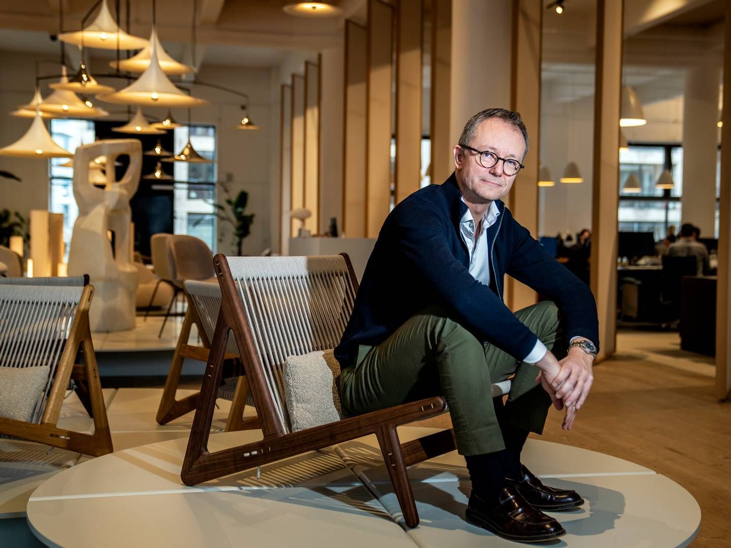 "Skiftet i markedet har været ret markant," siger topchef i Gubi klaus Høeg-Hagensen efter et turbulent 2023. | Foto: Stine Bidstrup