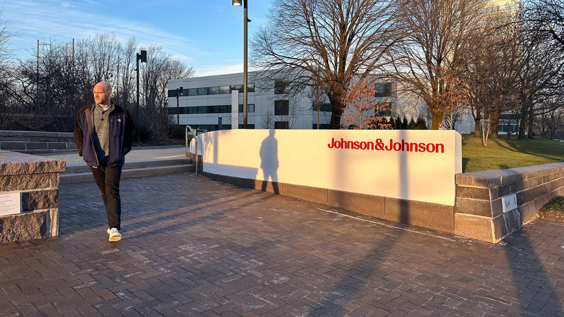 Johnson & Johnson hovedkvarter i New Brunswick, New Jersey i USA. | Foto: Ted Shaffrey/AP/Ritzau Scanpix